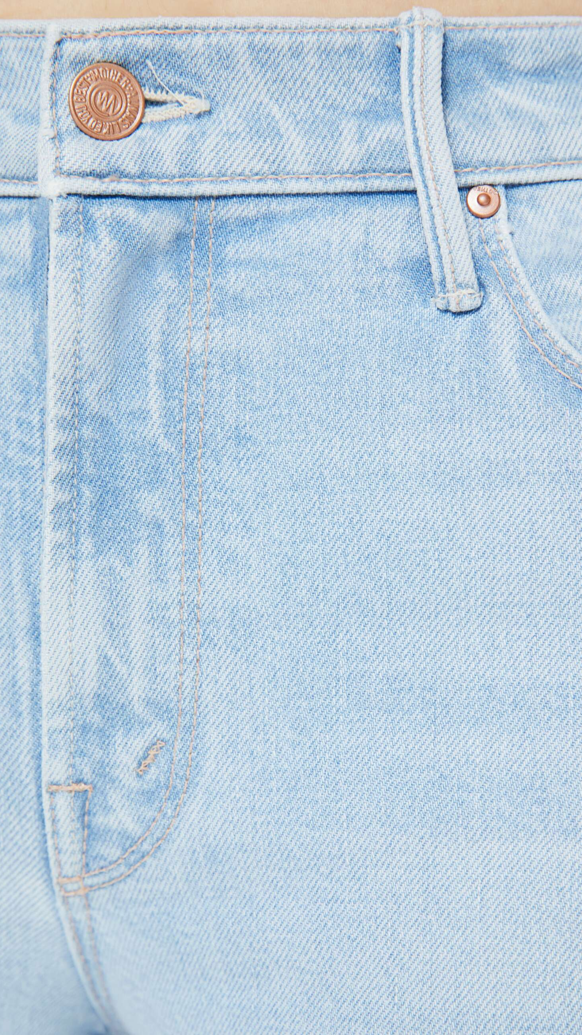 Mother The Twister Ankle Fray Jean in Cowabunga