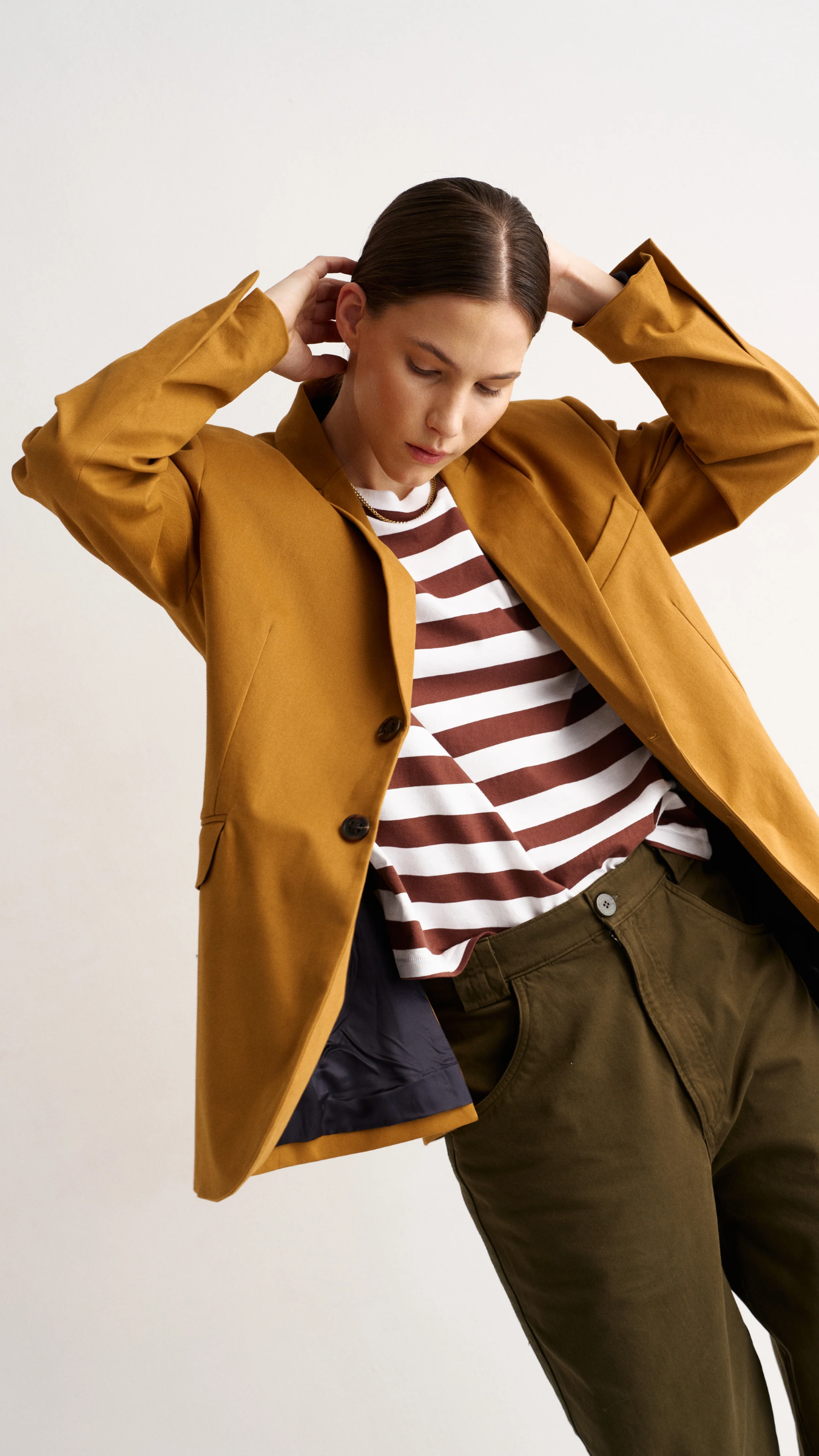 Jamie Haller The Oversized Blazer in Mustard