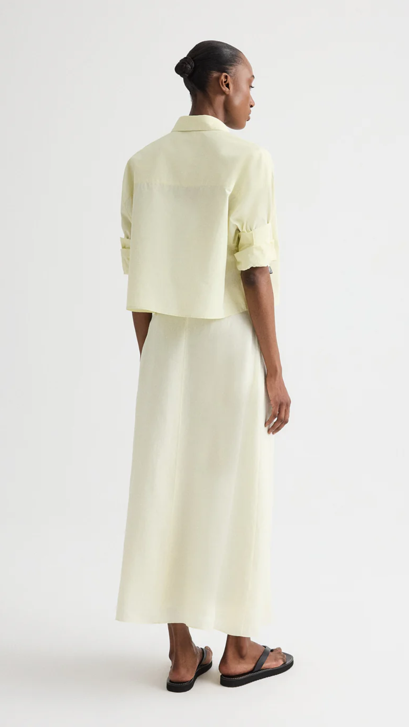 TWP Next Ex Superfine Cotton Shirt in Glass Green