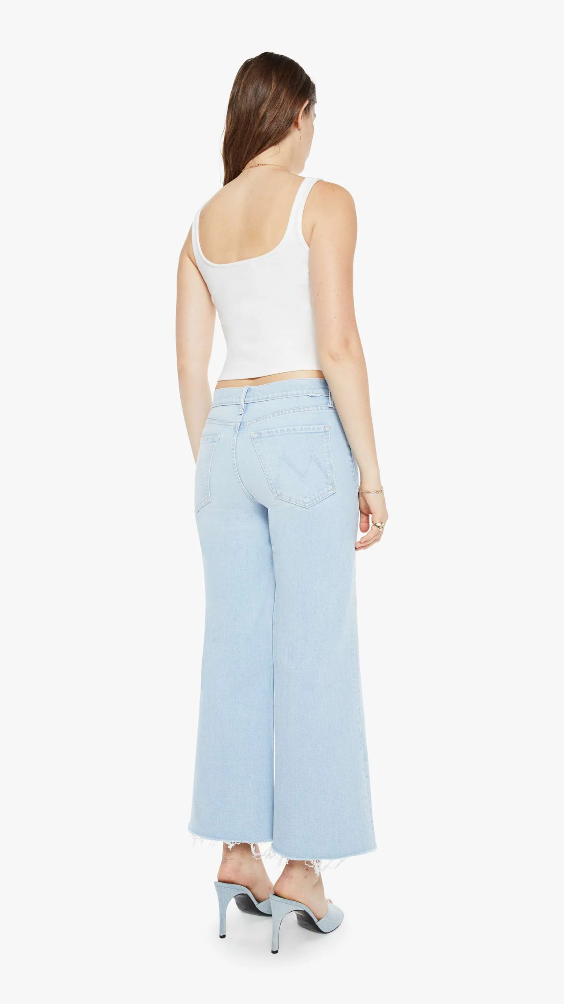 Mother The Twister Ankle Fray Jean in Cowabunga