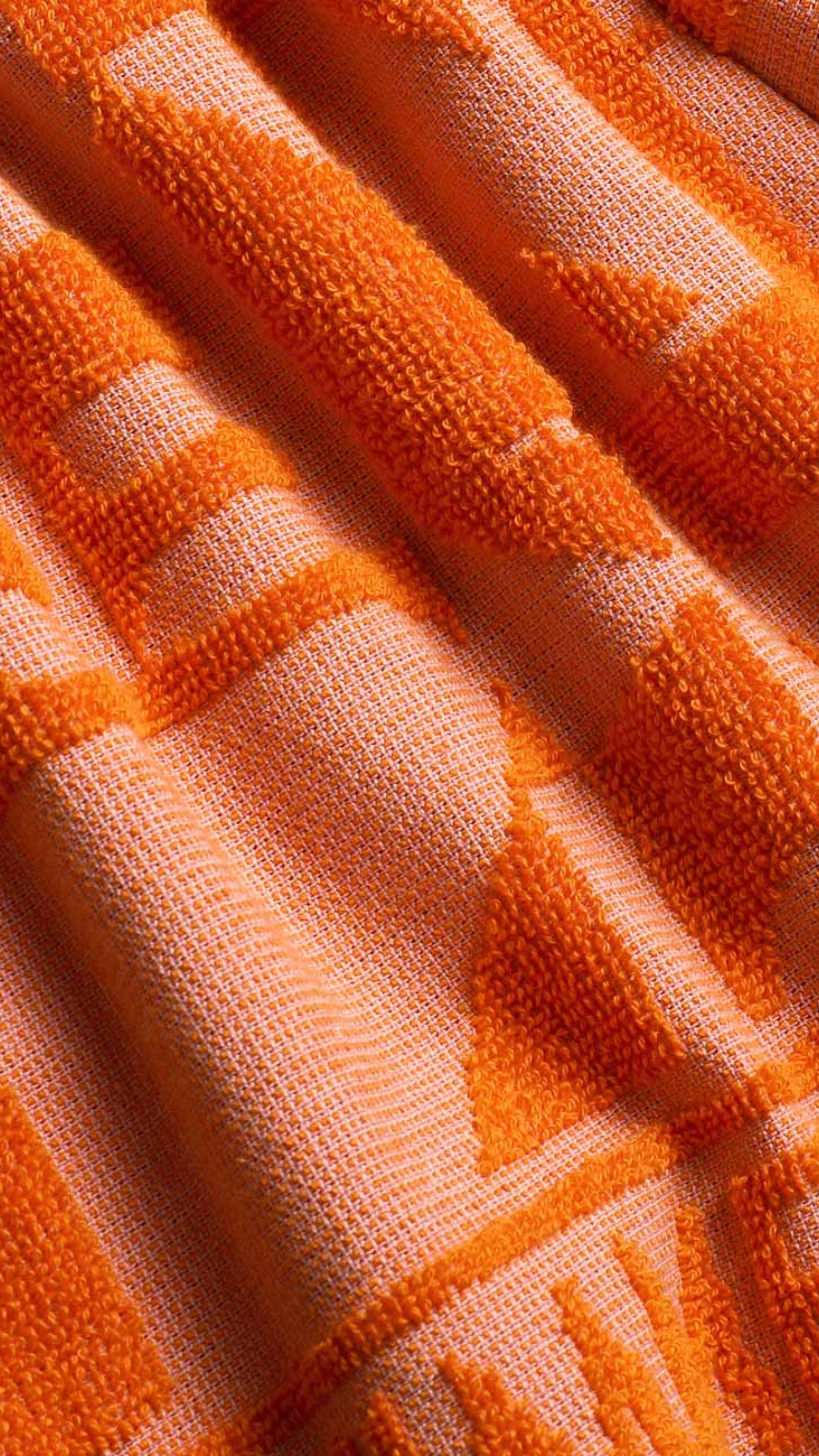 Zimmermann Solstice Towelling Short in Orange Pink