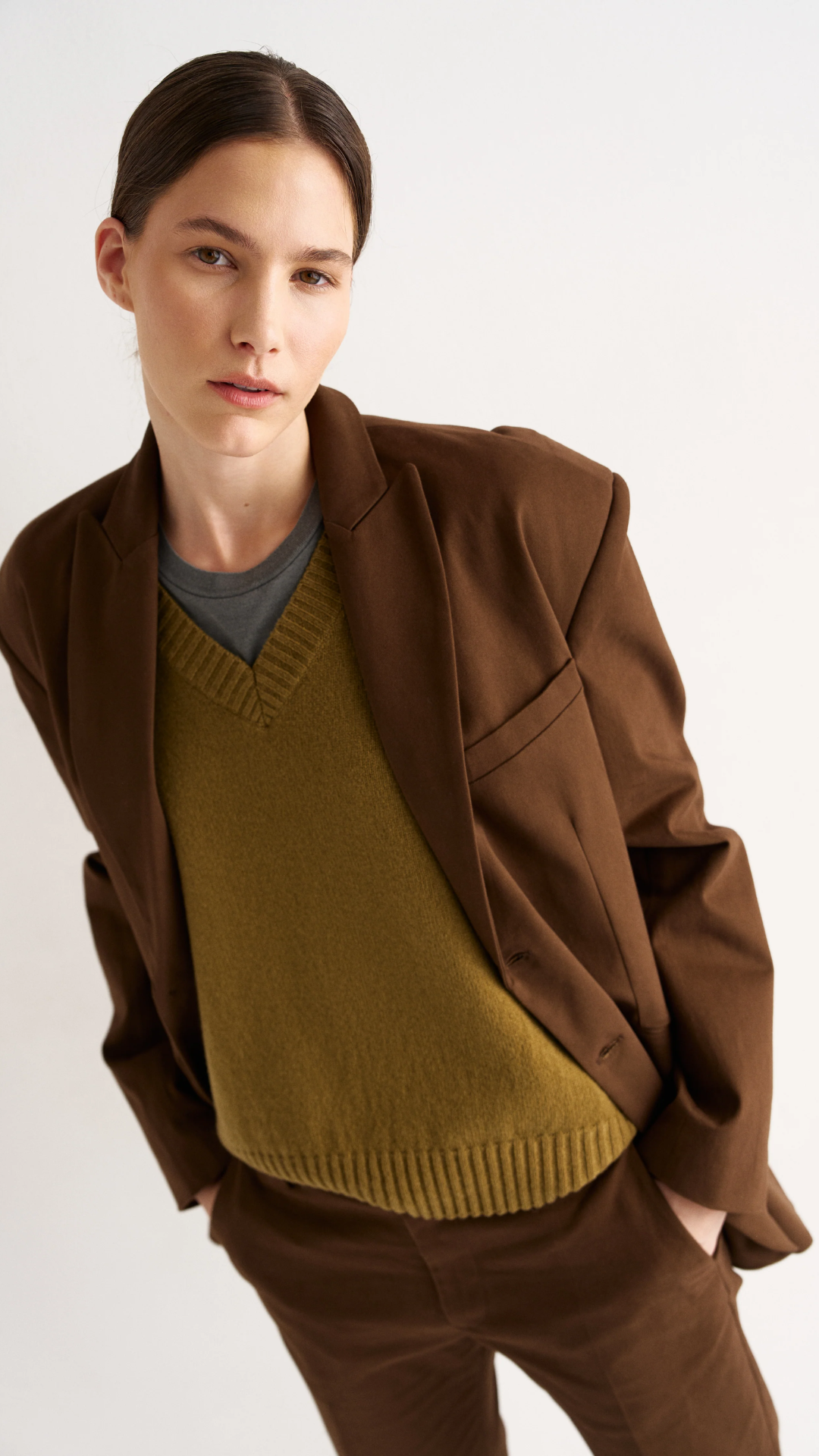 Jamie Haller The Knit Vest in Moss