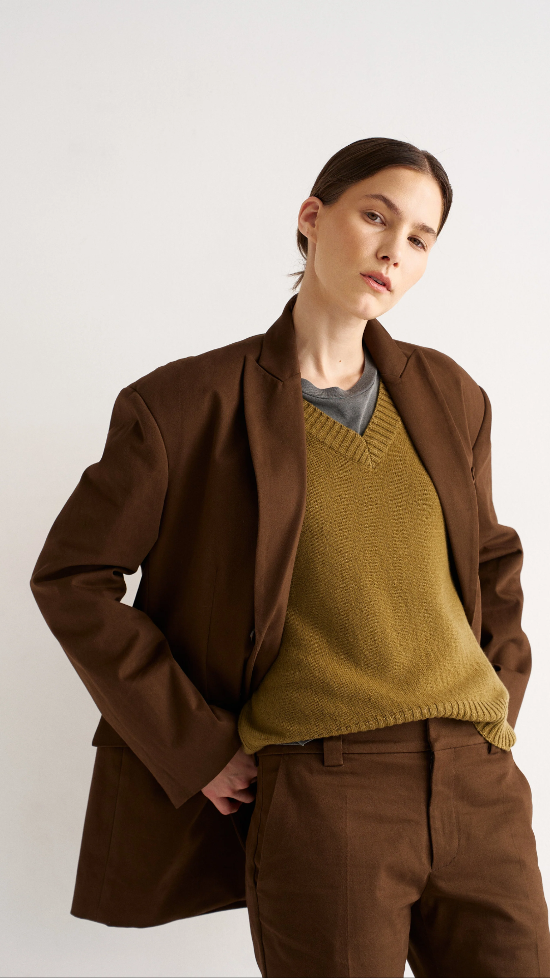 Jamie Haller The Knit Vest in Moss