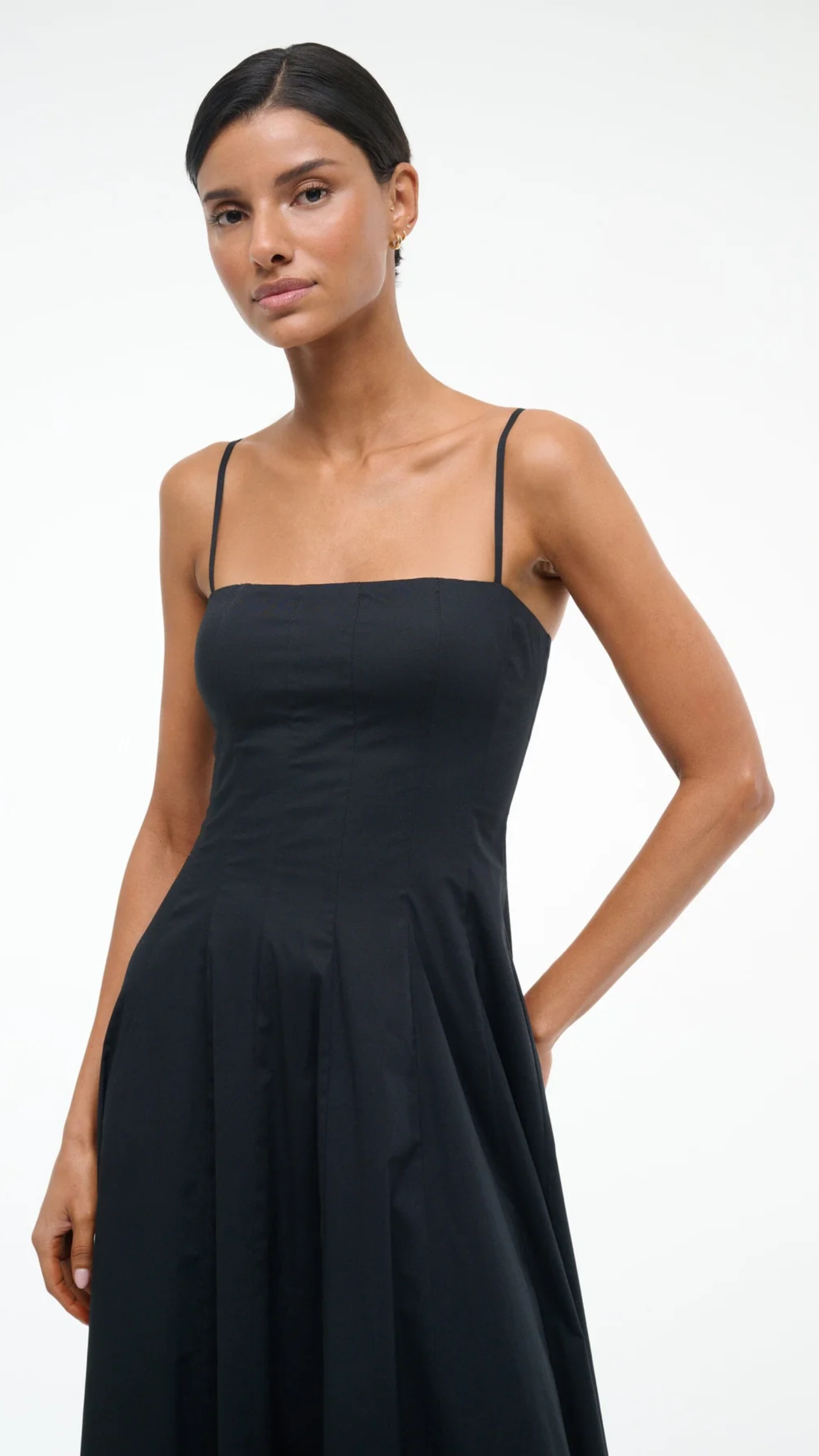 Staud Wylie Maxi Dress in Black