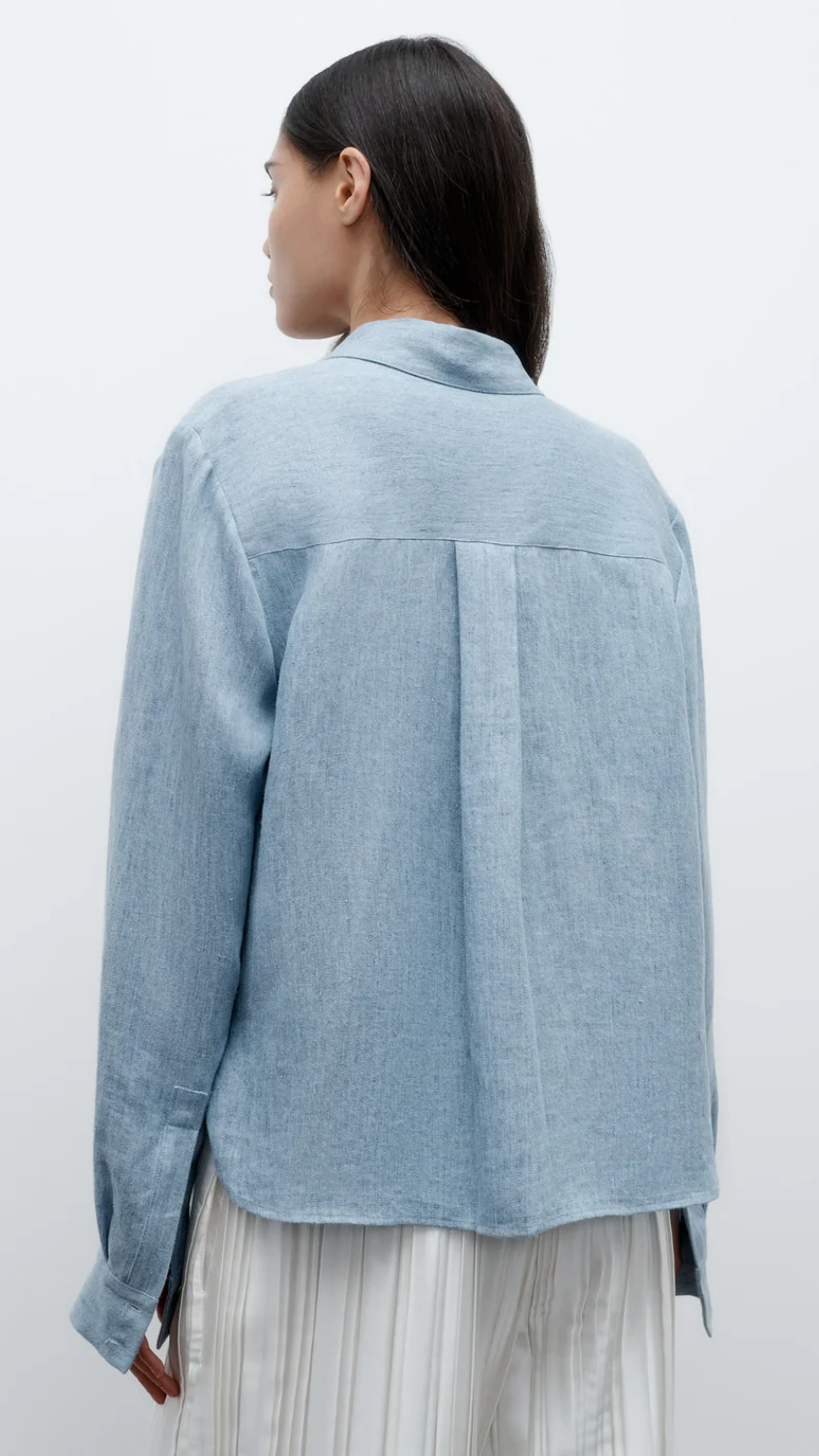 TWP New Carter Top in Light Indigo