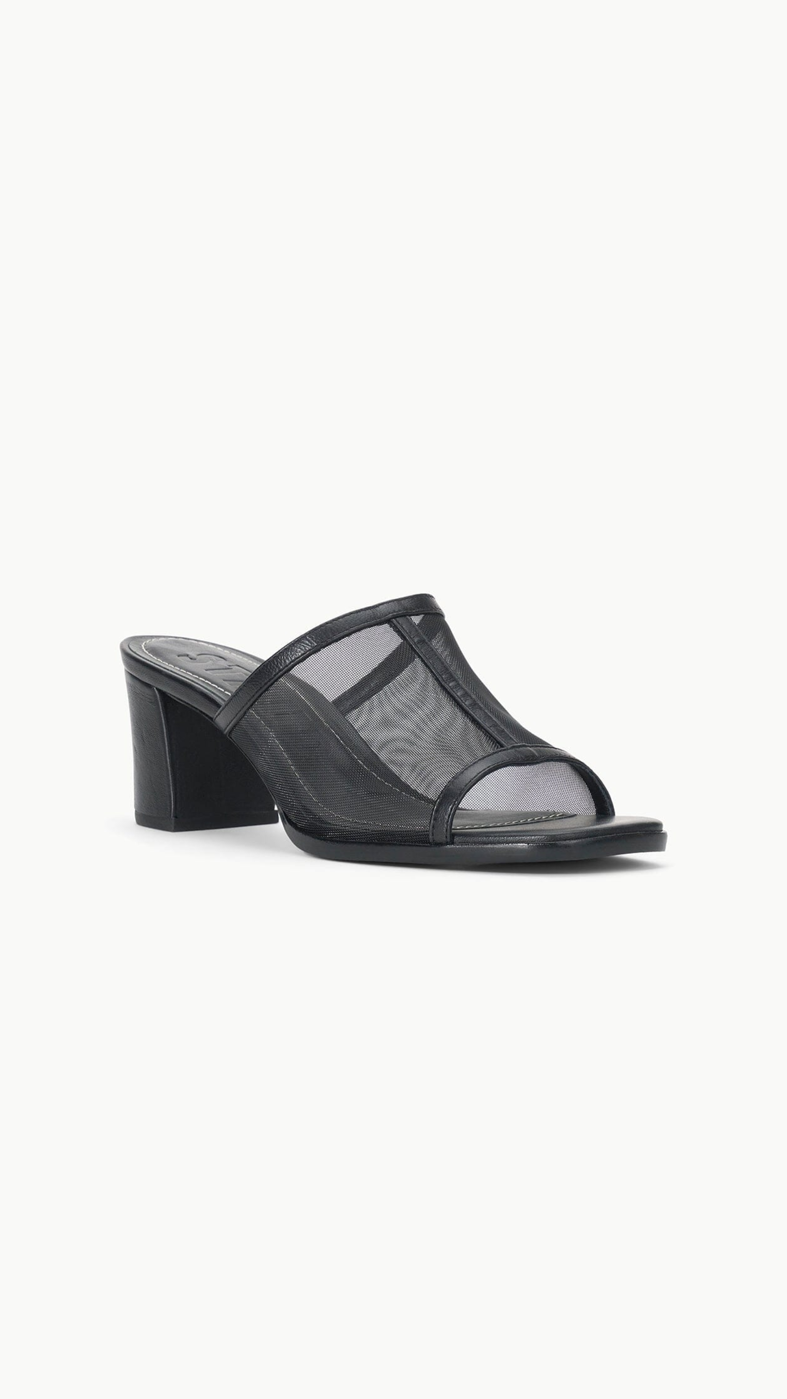 Staud Alessandra Heel Black Mesh