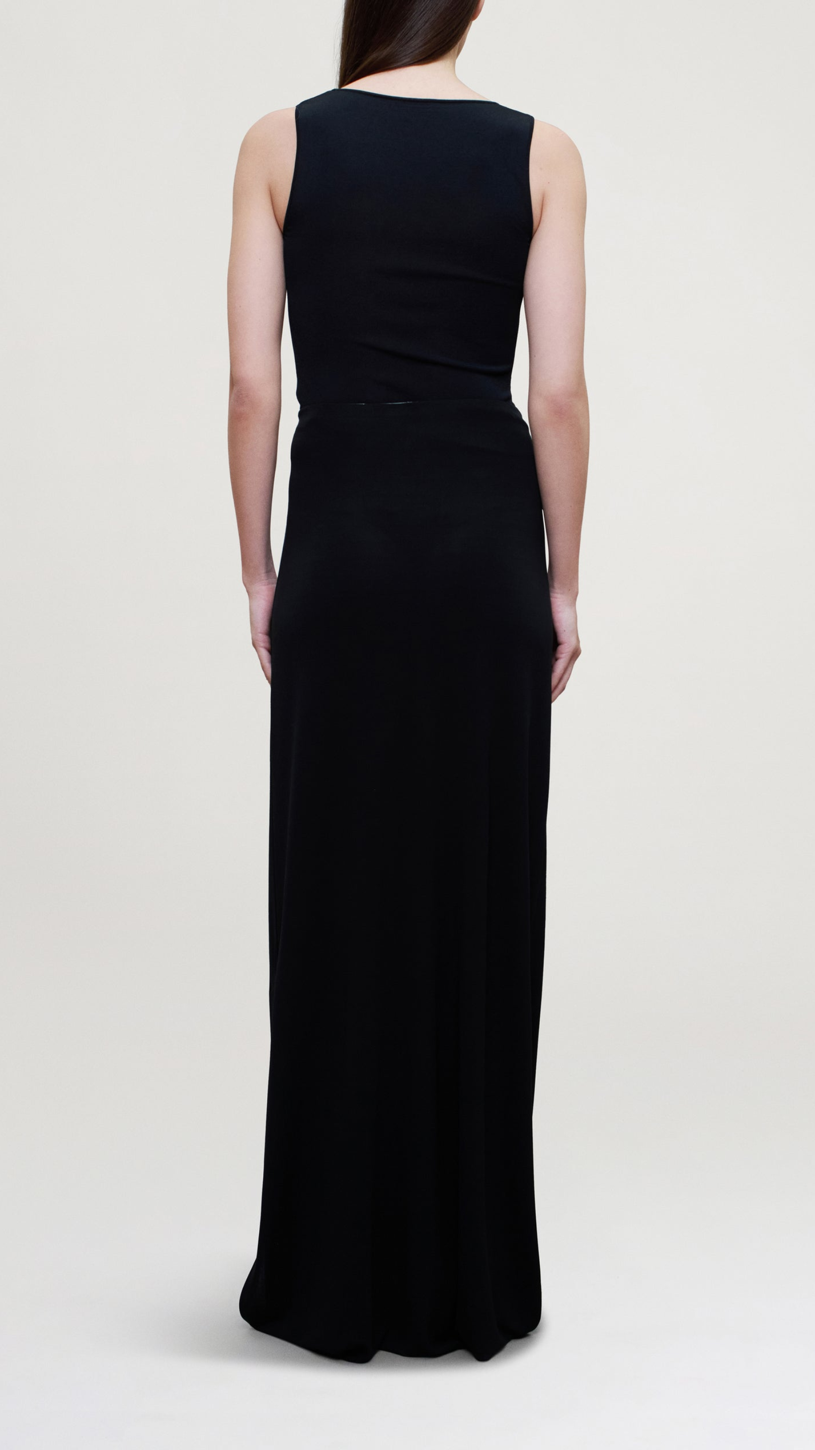 Kallmeyer Noor Matte Jersey Tube Skirt in Black