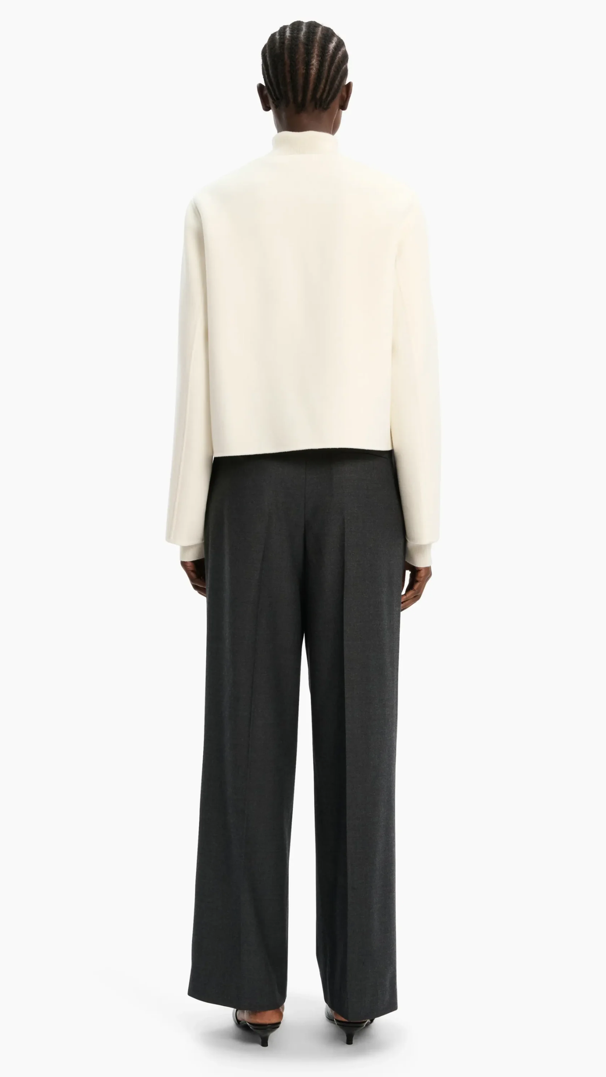 Arch4 Sandbanks Woven Cashmere Jacket in Ivory