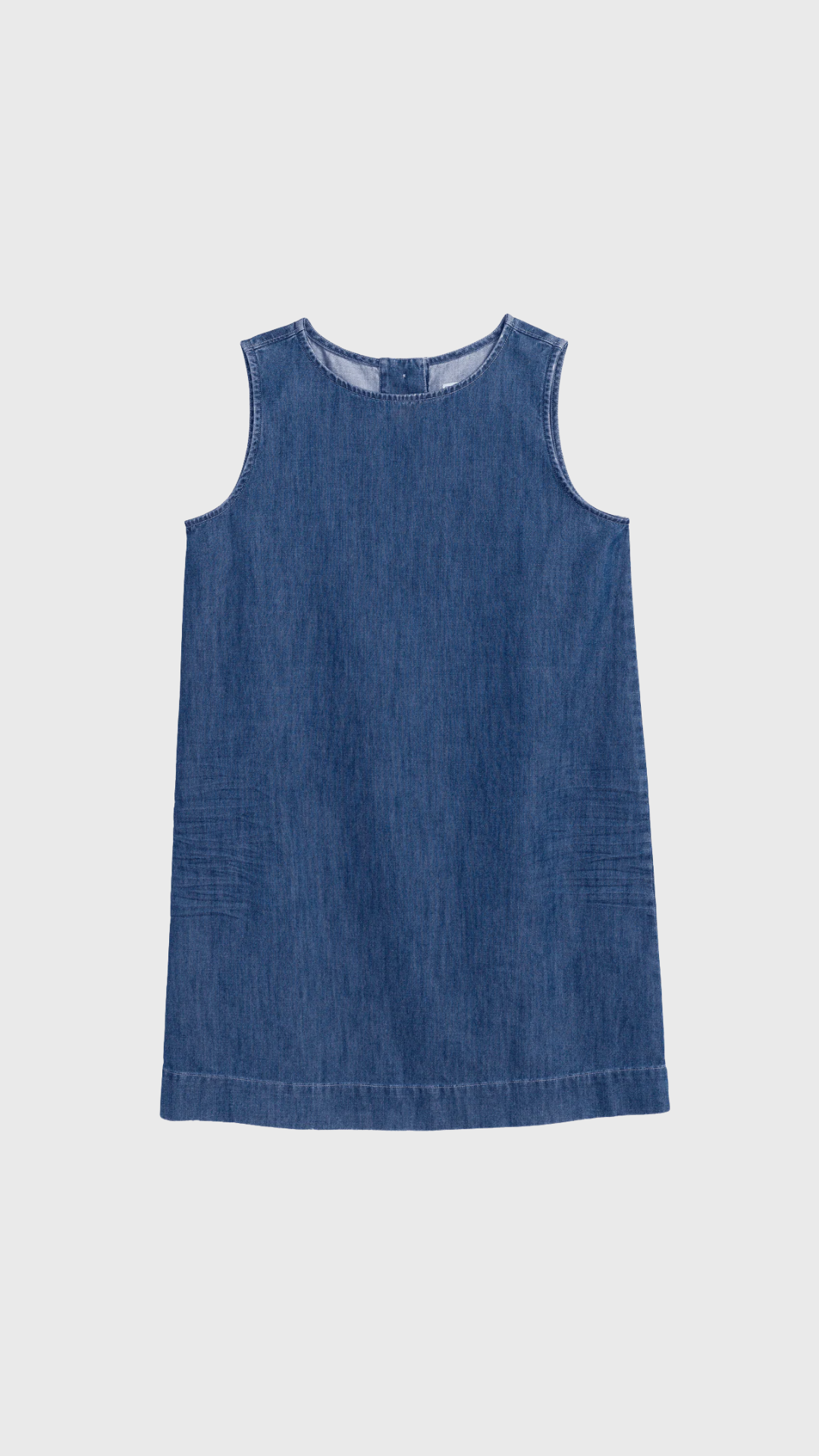 Frank & Eileen Sheila Shell Dress in Distressed Indigo Wash