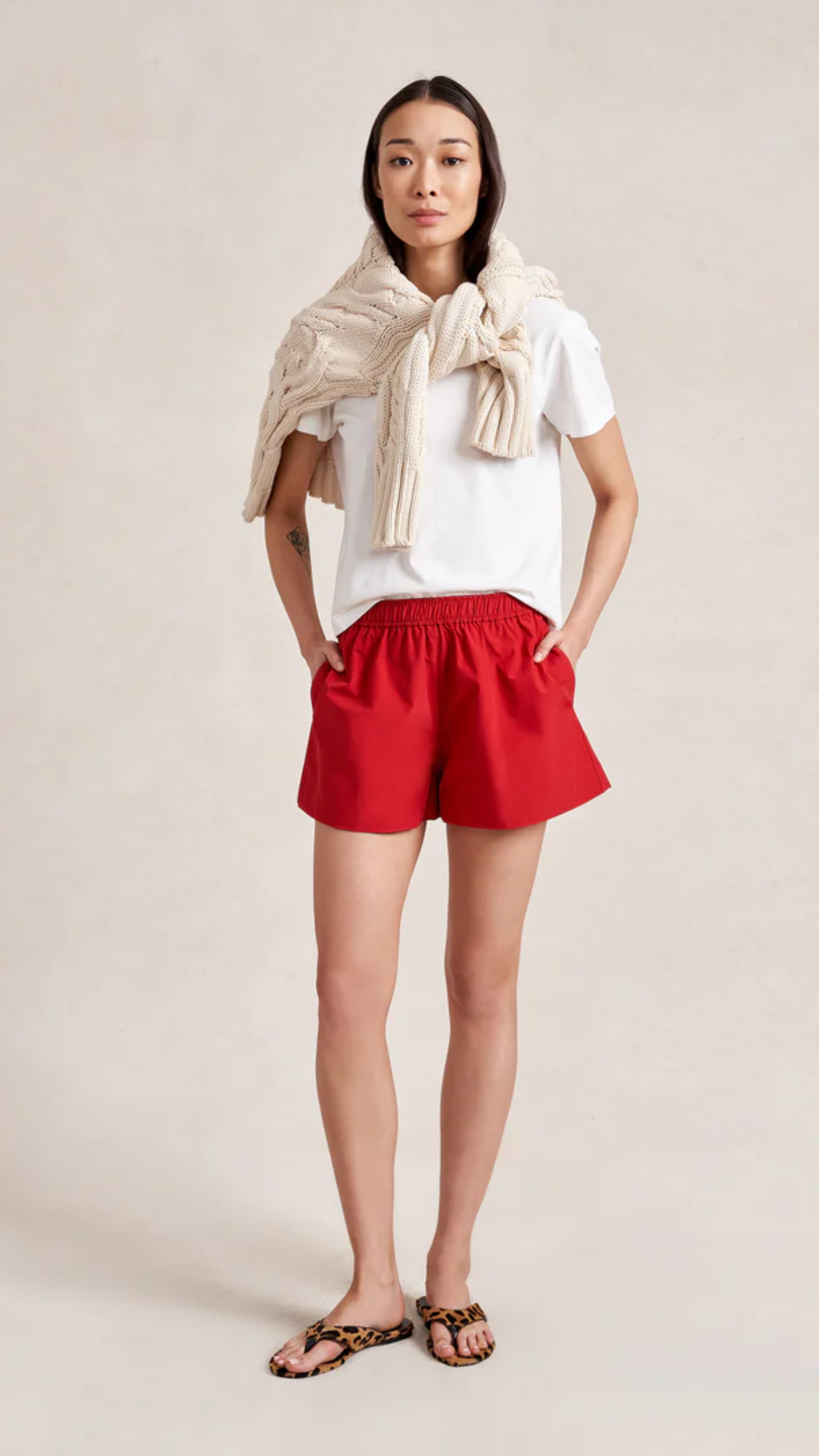 La Ligne Avalon Short in Lipstick