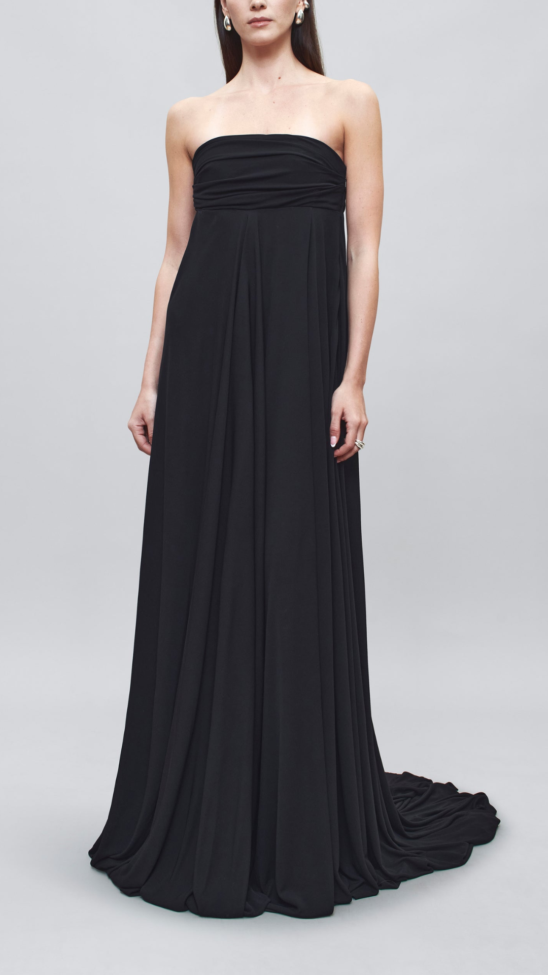Kallmeyer Naomi Gown in Matte Jersey Black