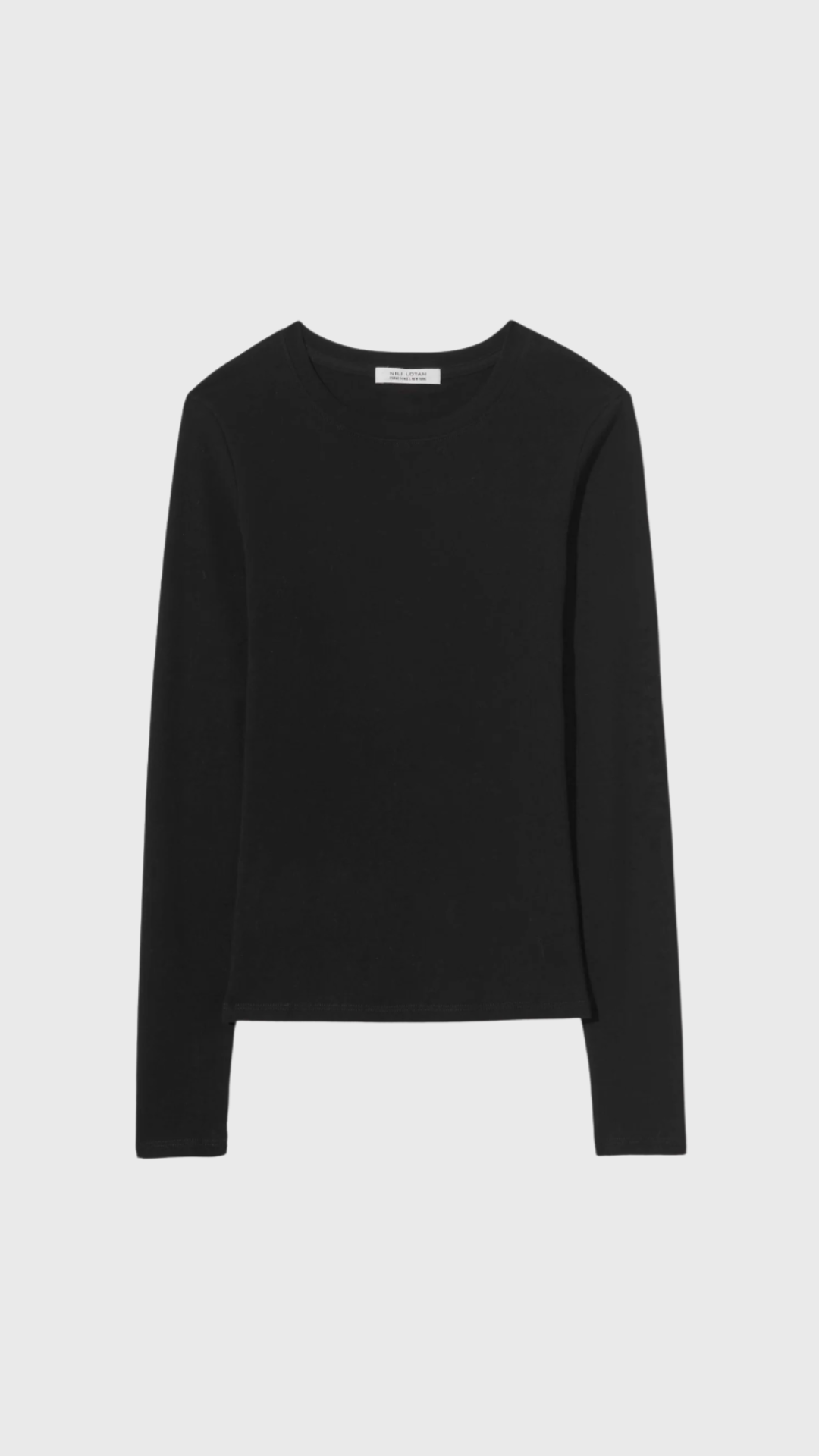 Nili Lotan Emelie Tee in Jet black
