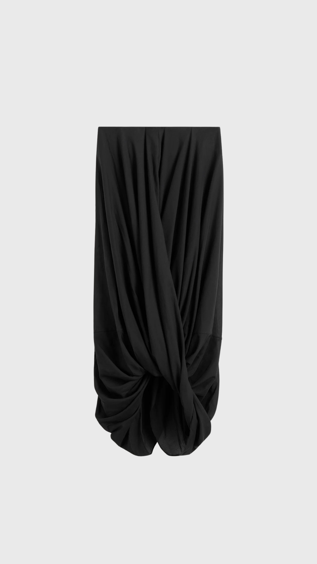 Toteme Cocoon Skirt in Black