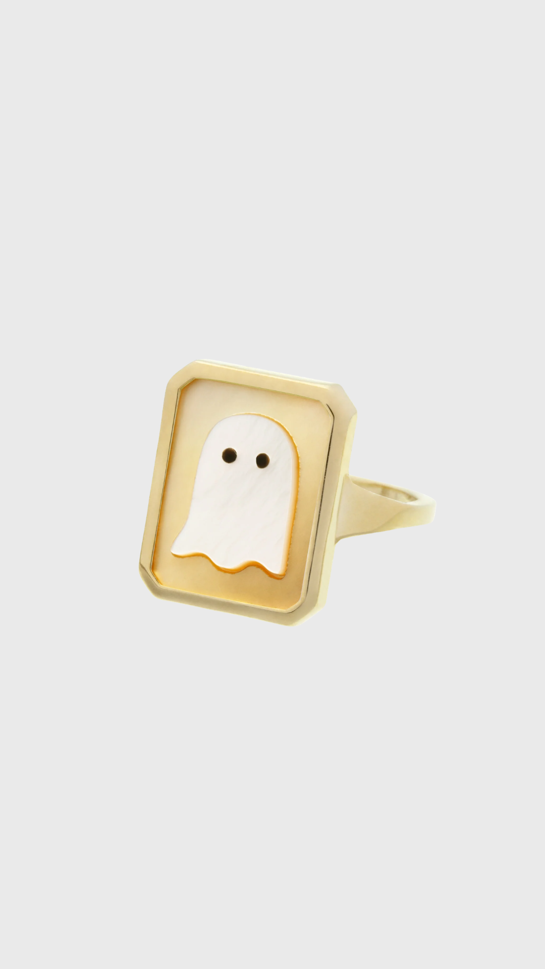 Aliita Cameo Perla Fantasma Ring