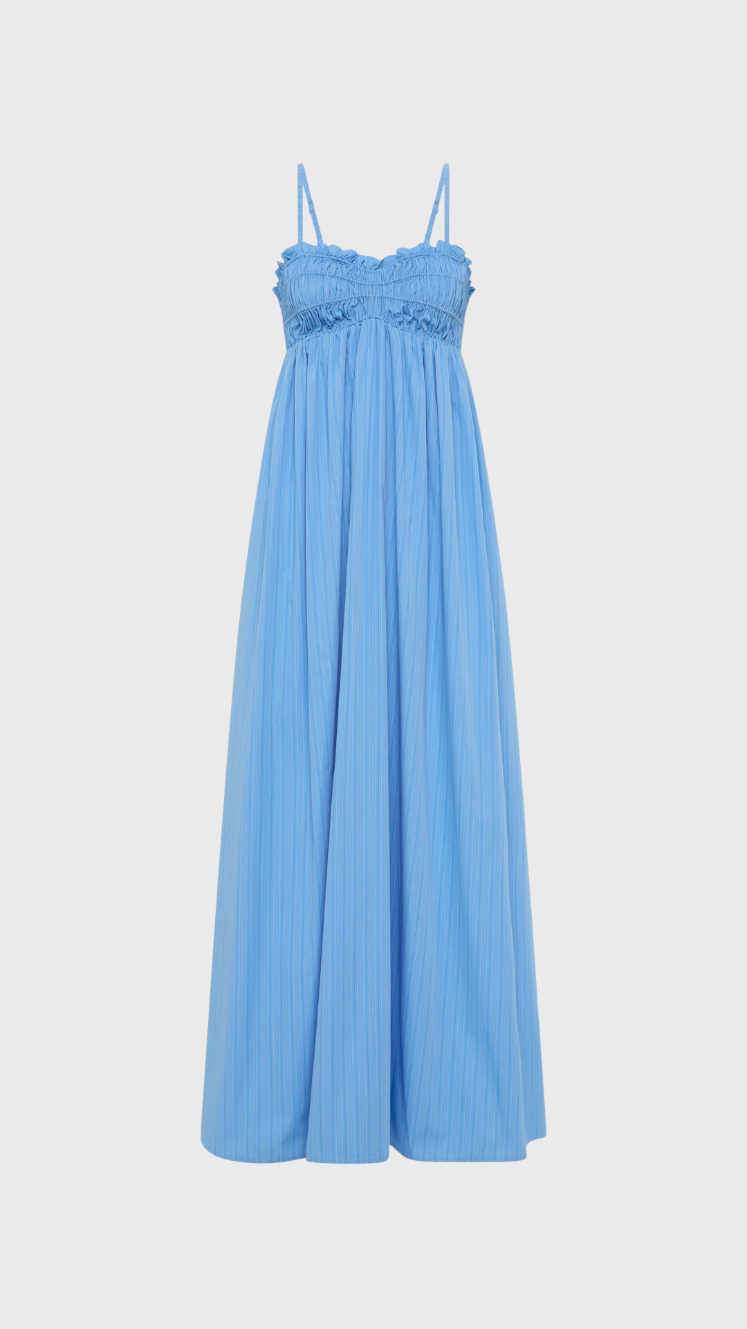 Faithfull Presa Maxi Dress in Azul