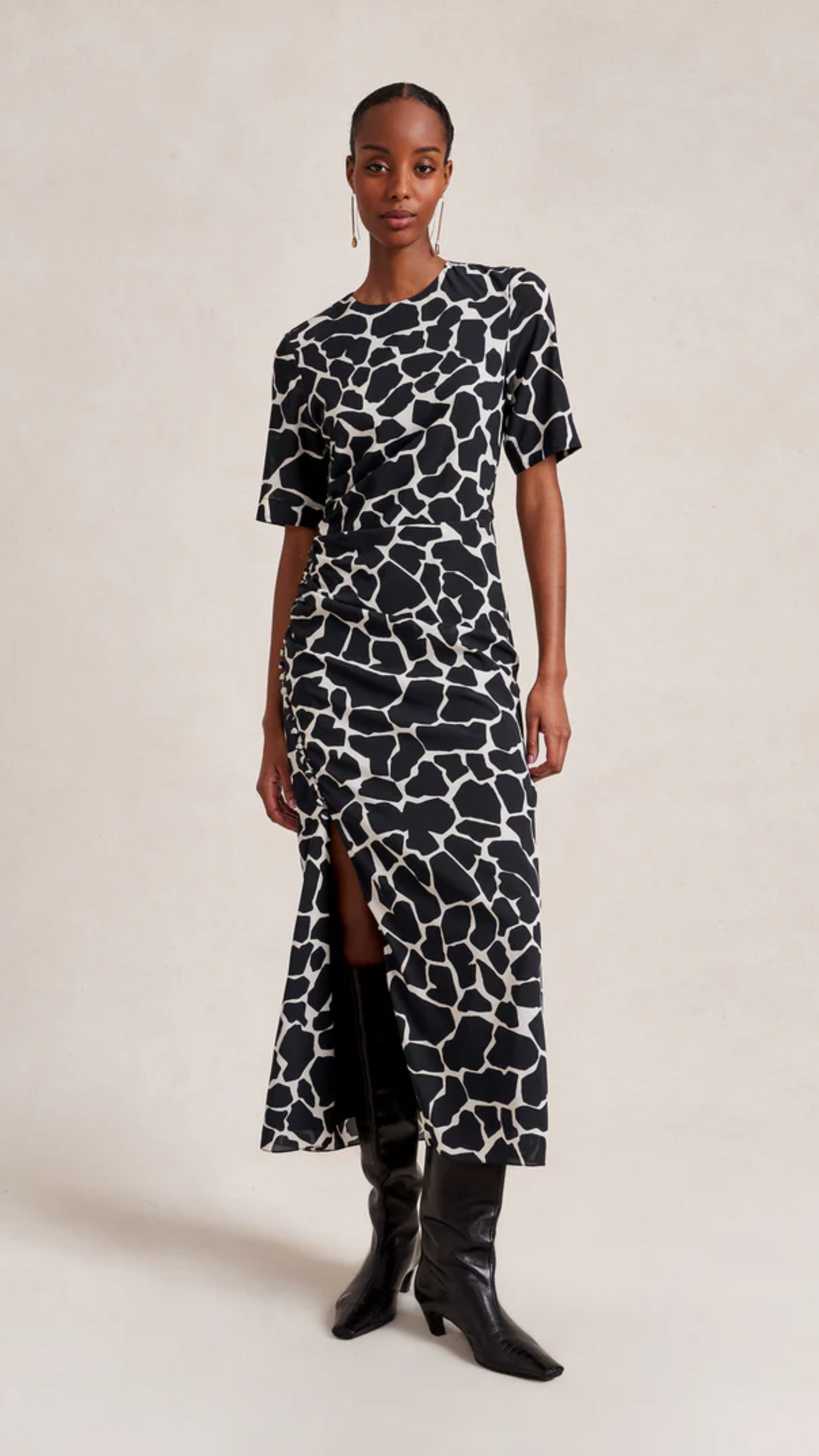 La Ligne Lydia Dress in Giraffe