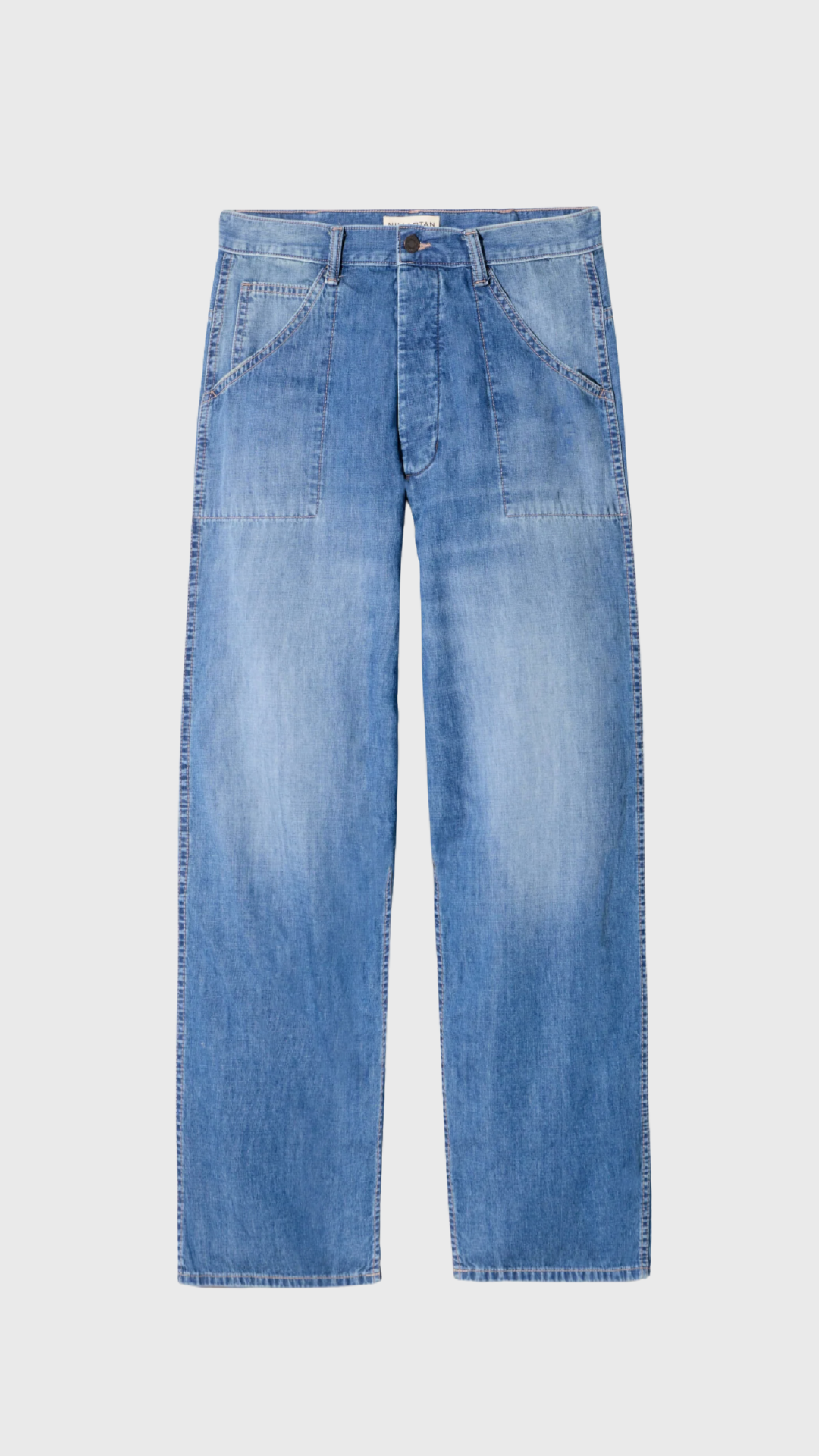 Nili Lotan Whitney Denim Pant in Delancey Wash
