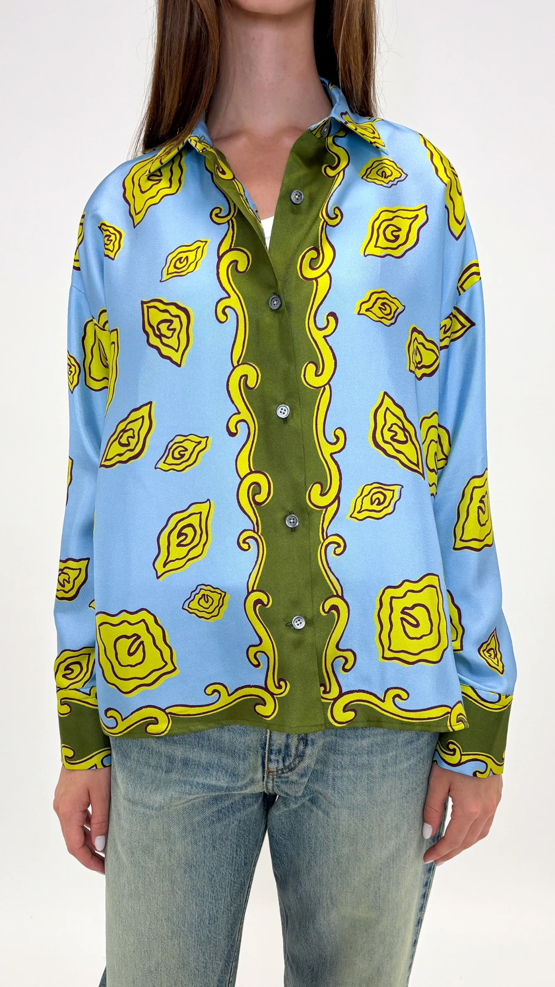 Odeeh Oyster Shirt in Sky