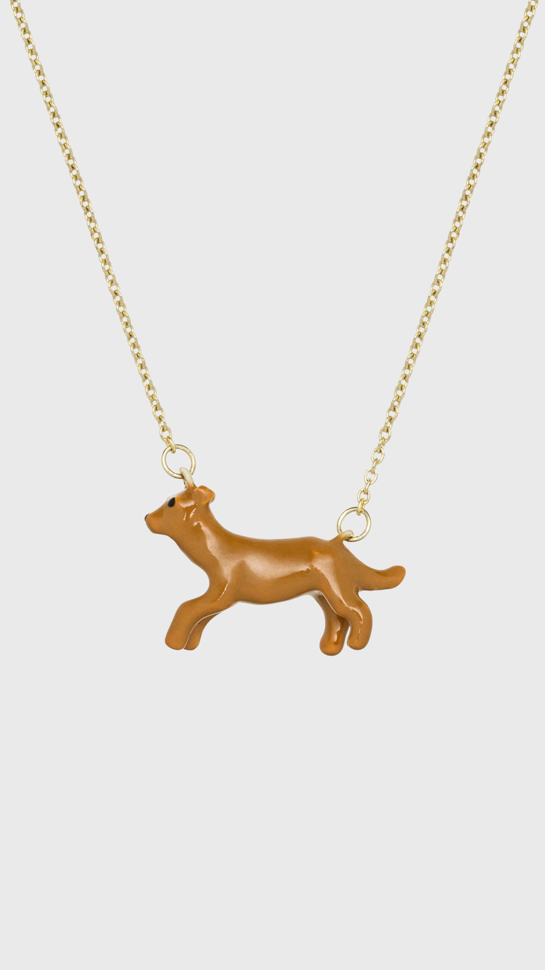 Aliita Doggy Enamel Necklace