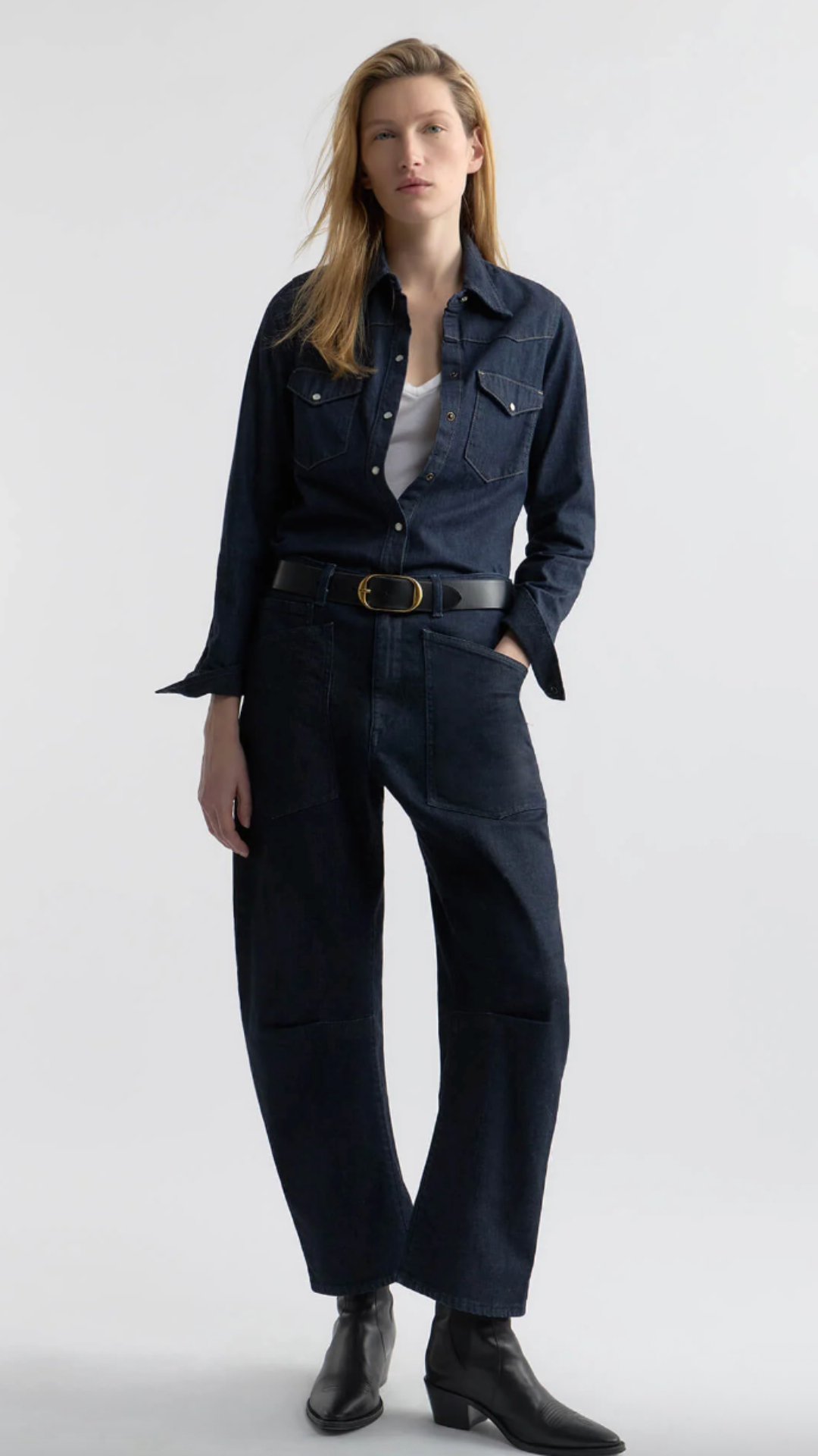 Nili Lotan Shon Jean in Indigo Rinse