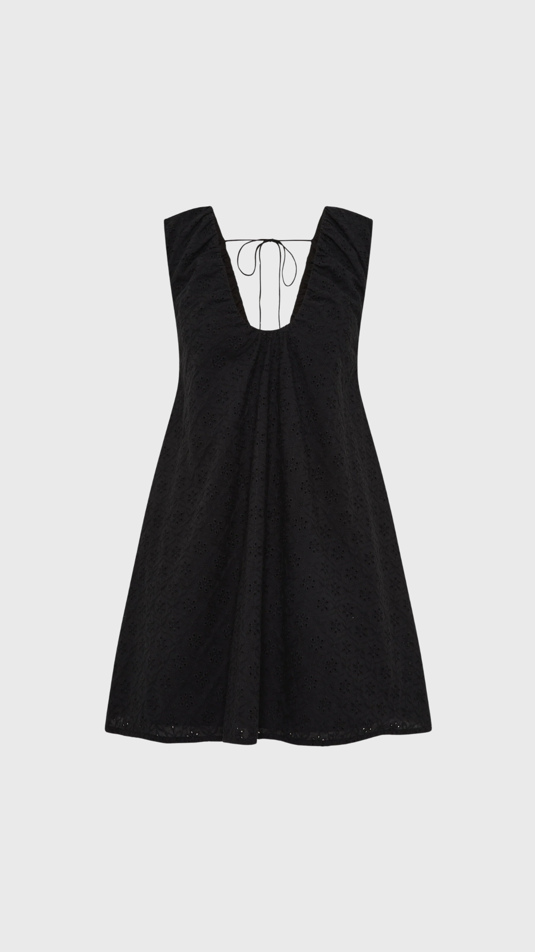 Faithfull Juana Mini Dress in Black