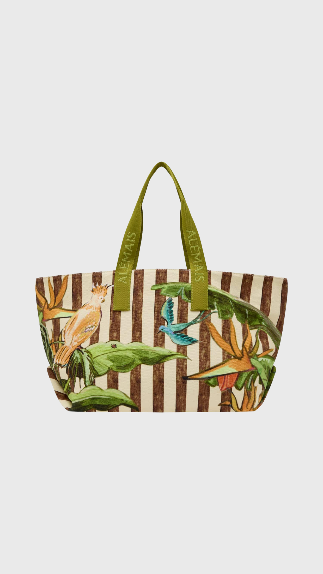 Alemais Toucan Tango Canvas Beach Tote in Multi