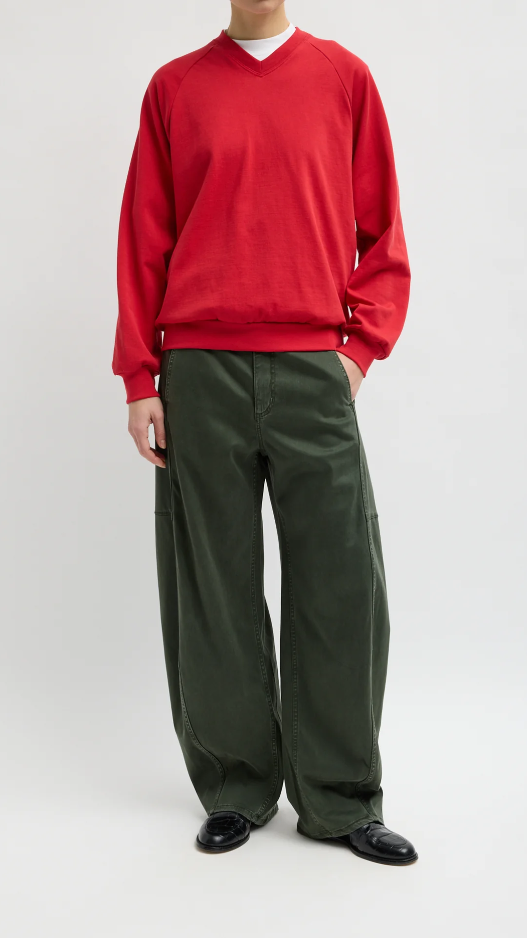 Tibi Reactive Vintage Garment Dyed Sid Pant