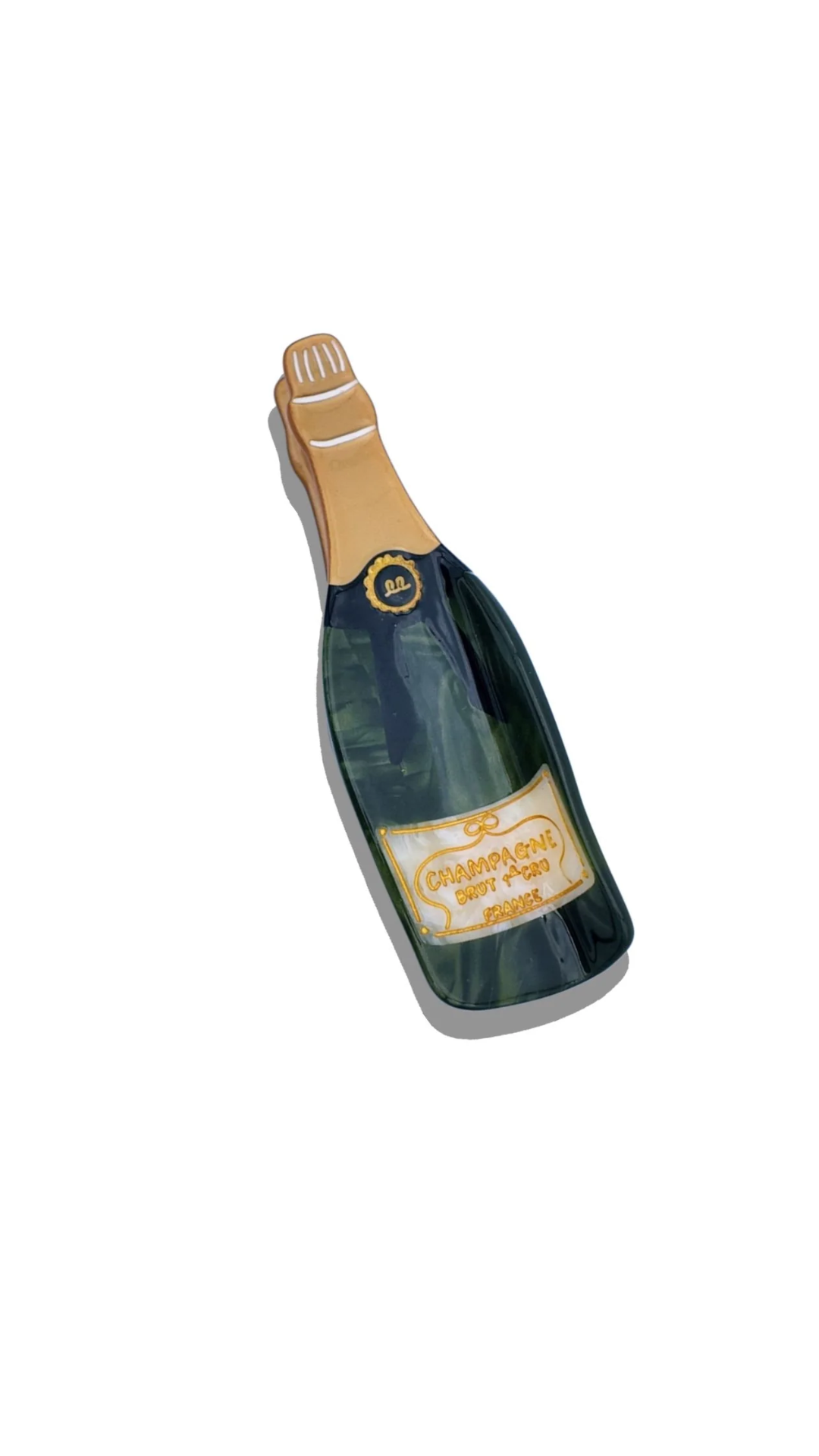 Solar Eclipse Champagne Hair Clip