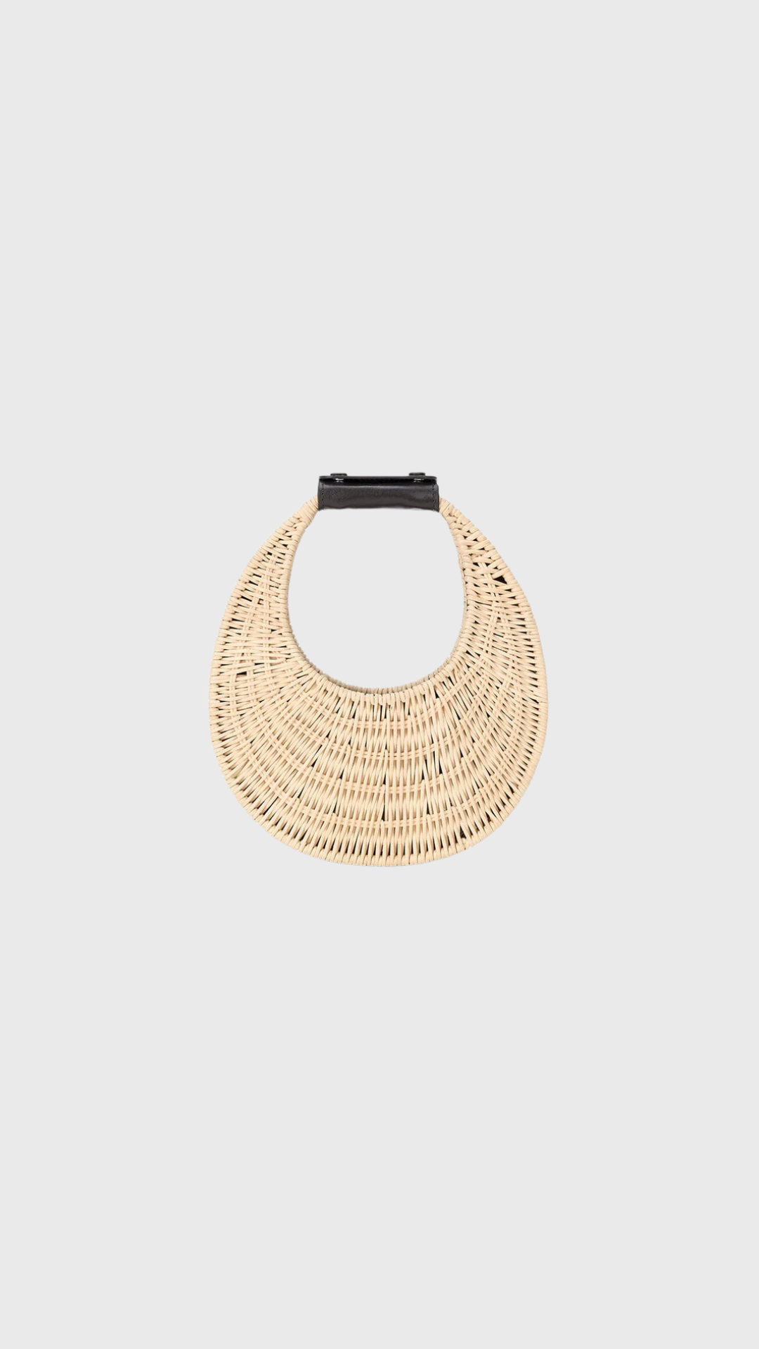 Staud Good Night Moon Wicker Bag in Natural