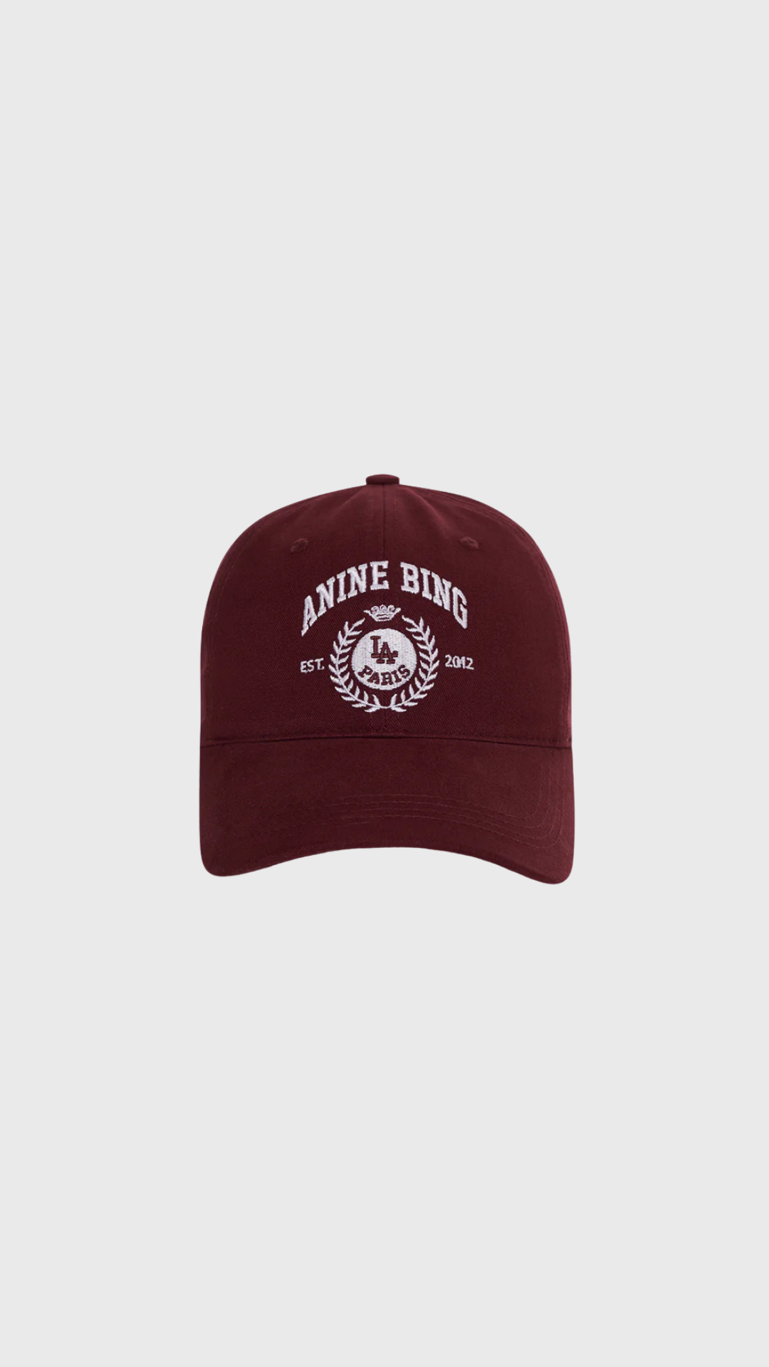 Anine Bing Jeremy Baseball Collegiate Cap in Fig
