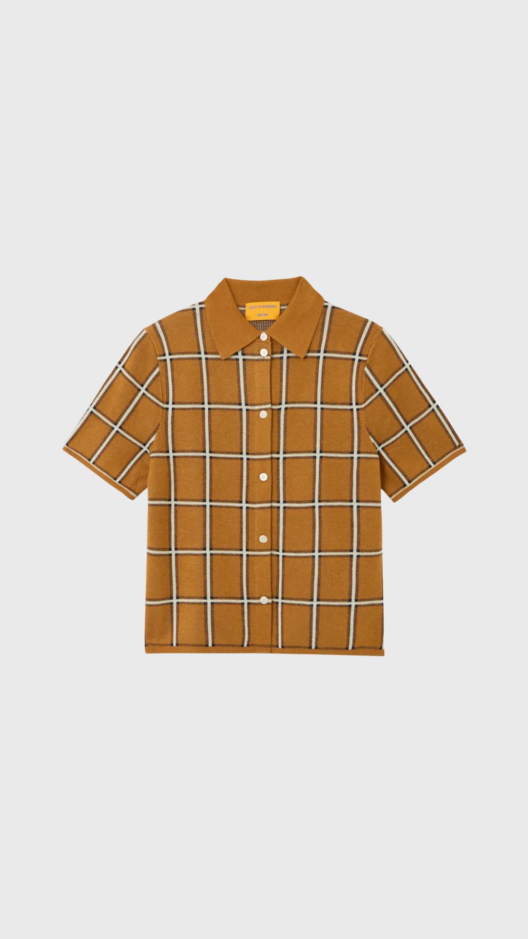 Guest in Residence Picnic Plaid Shirt in Suede Combo