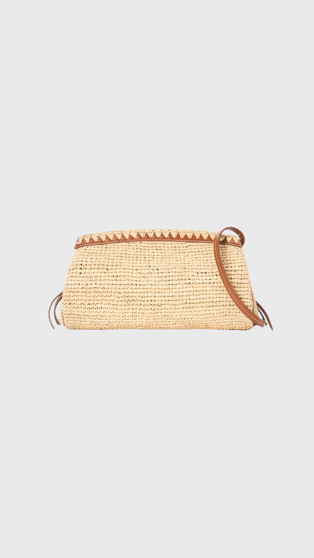 Staud Maude Clutch in Natural