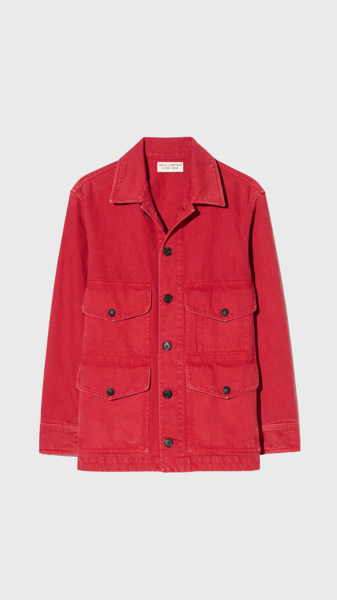 Nili Lotan Leroy Jacket In Scarlet