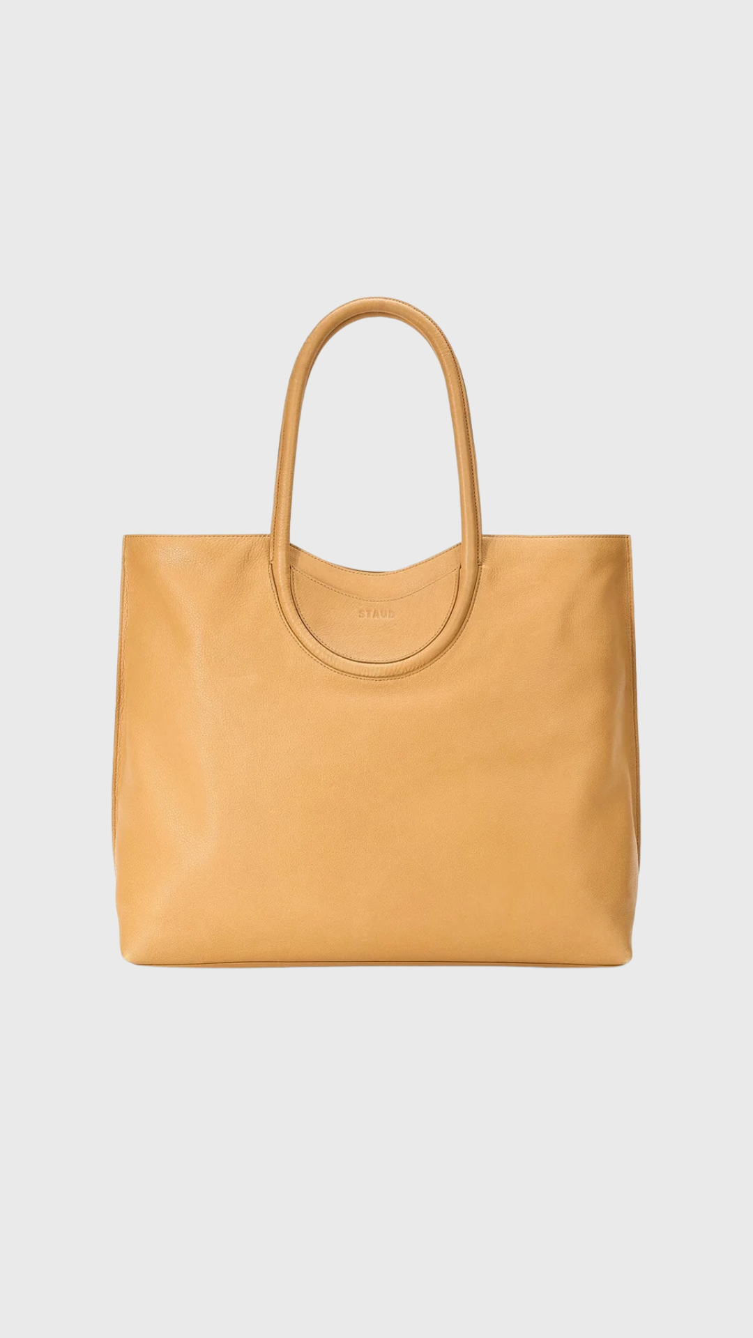 Staud Maude North-South Tote in Cashew