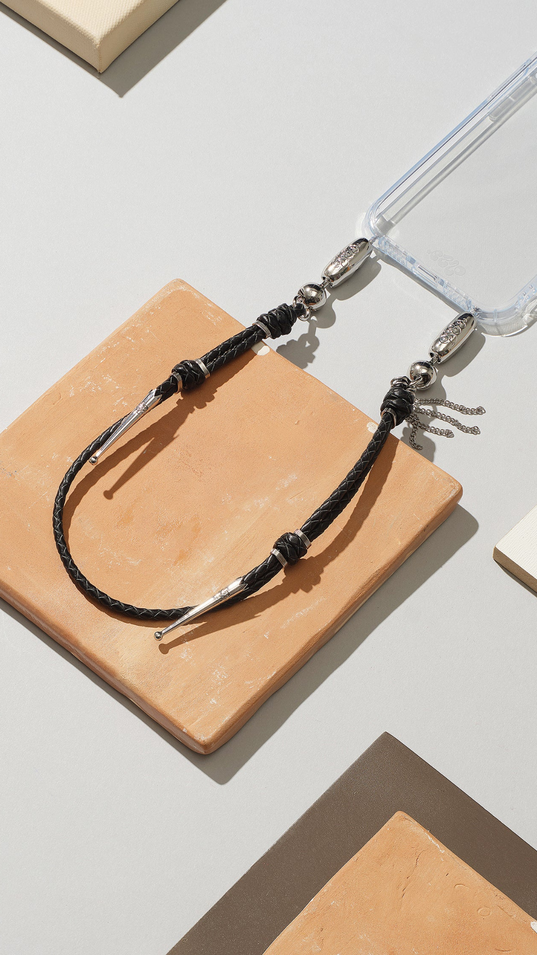Ossa Leather Bolo Wristlet in Black
