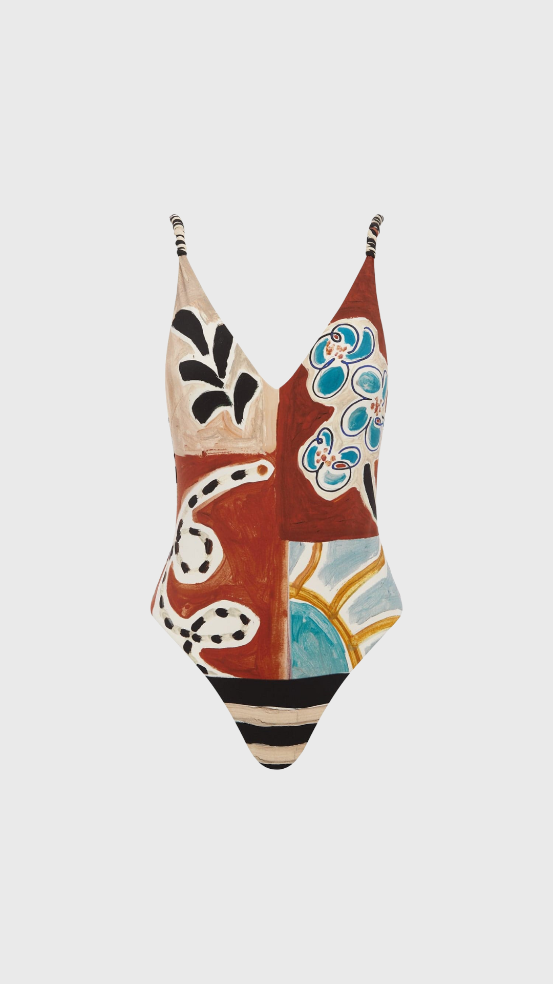 Alemais Michelle V-Neck One Piece in Multi