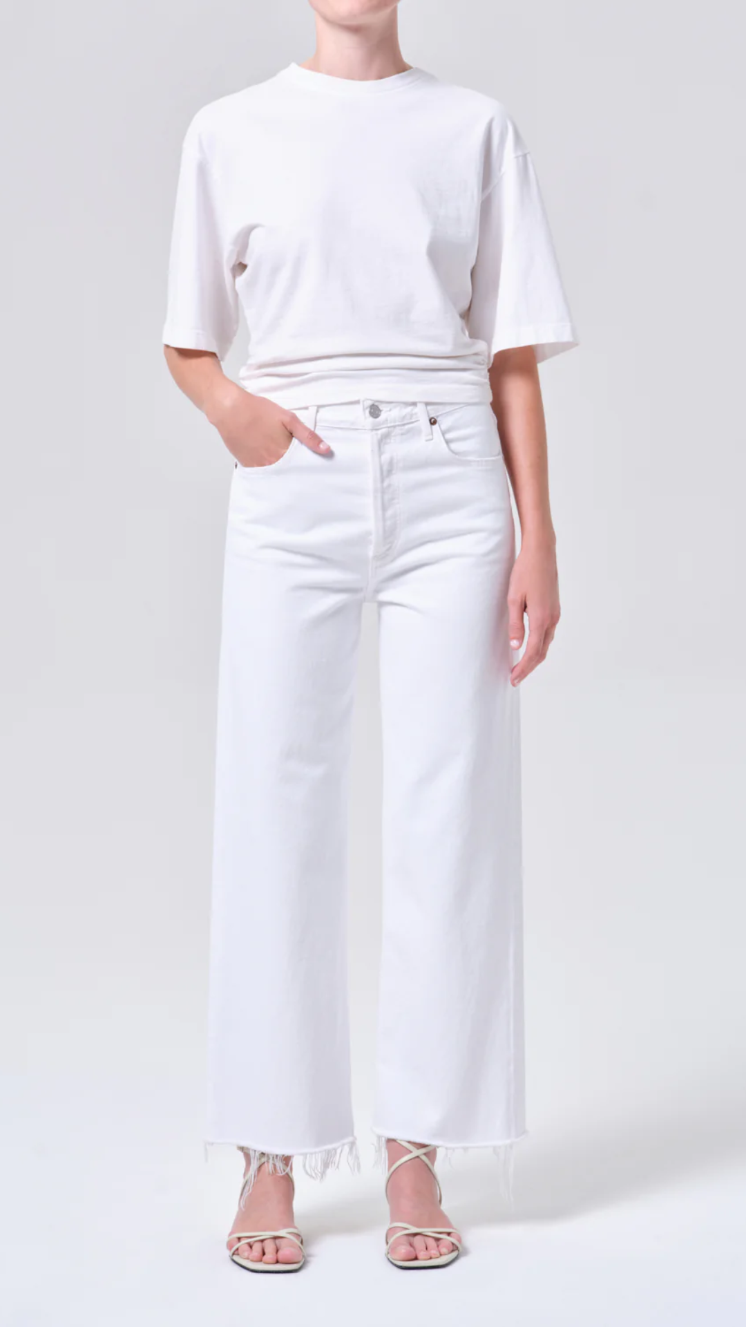 Agolde Ren Jean in Marshmallow