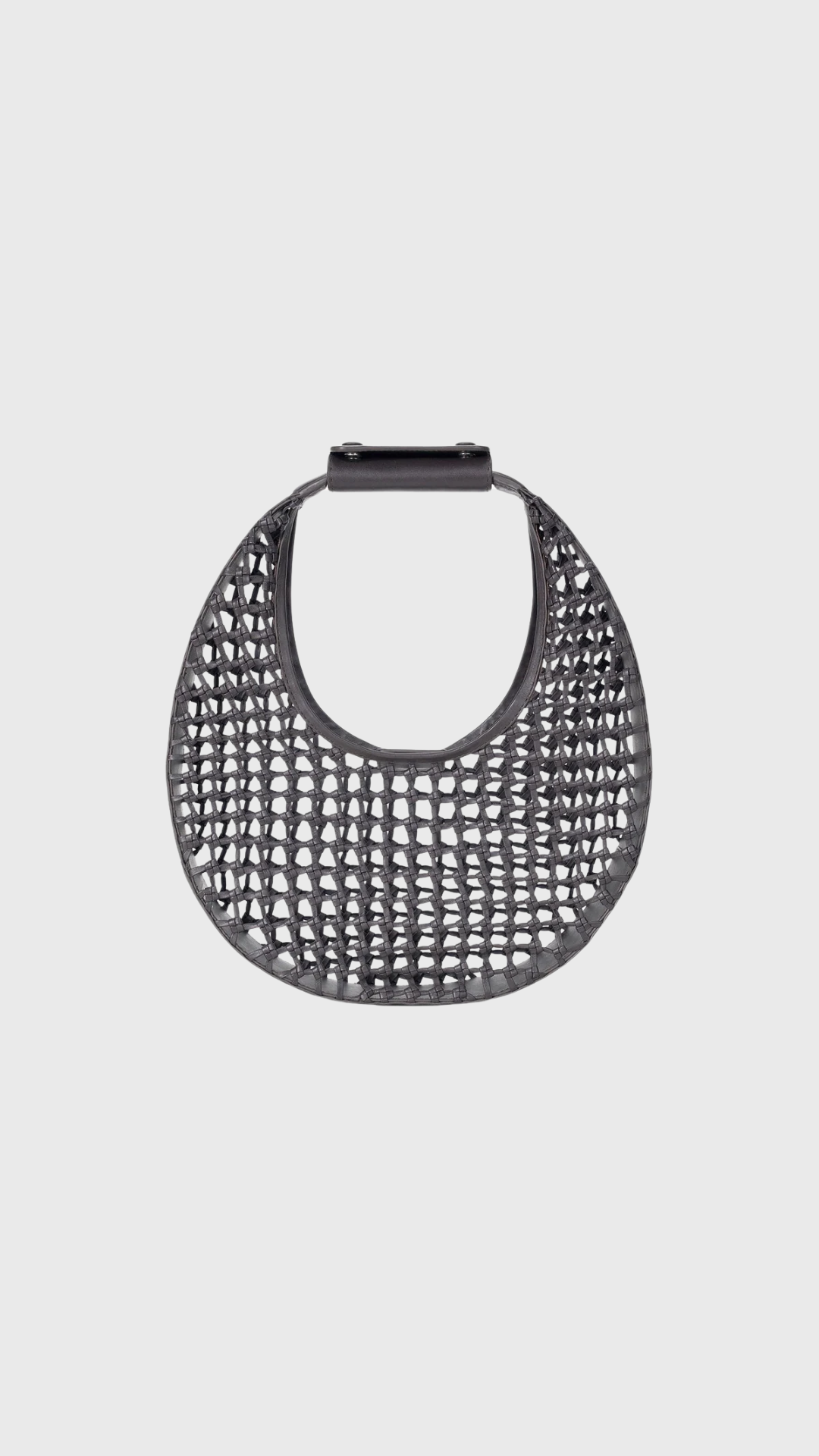 Staud Moon Hand Knotted Tote Bag in Espresso