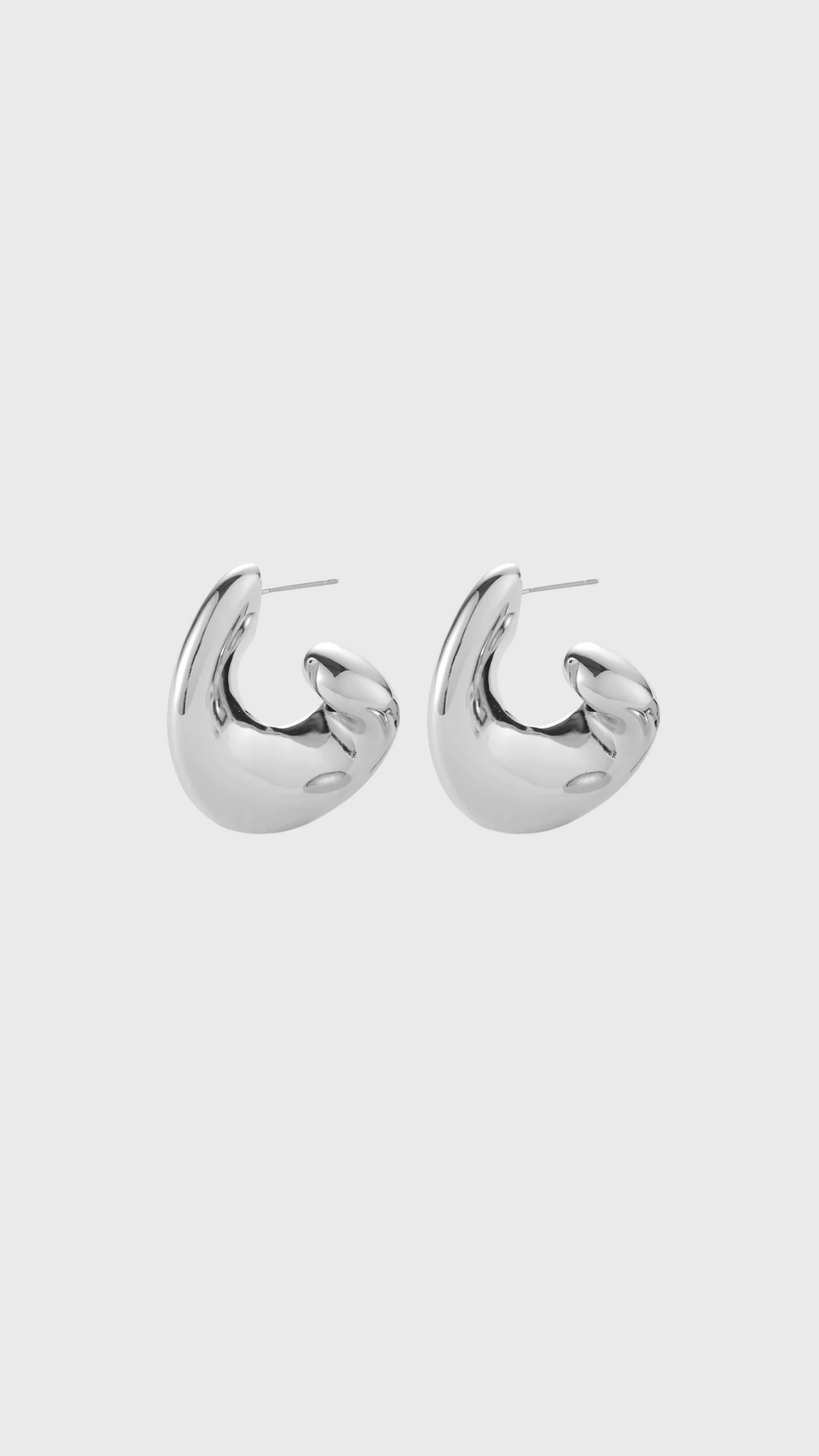 Jenny Bird Gigi Hoops in Silver