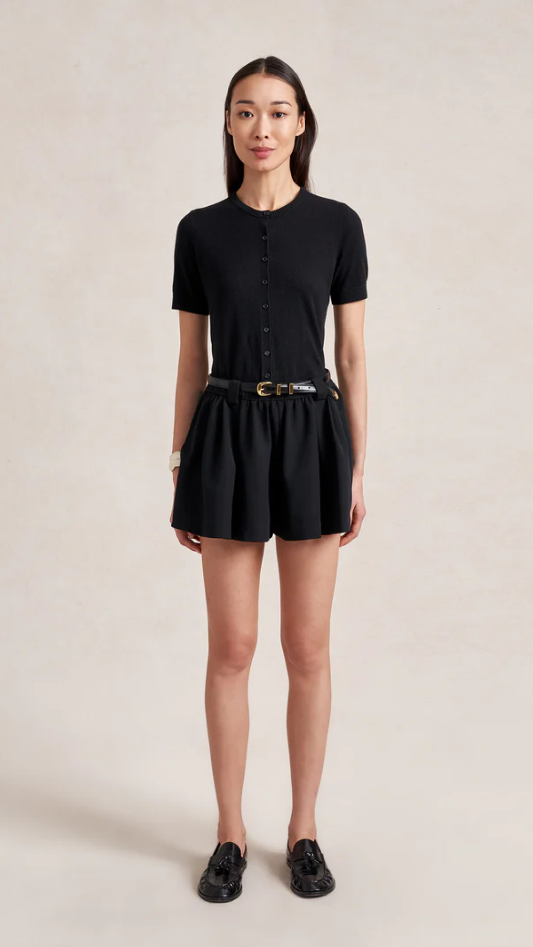 La Ligne Nara Short in Black