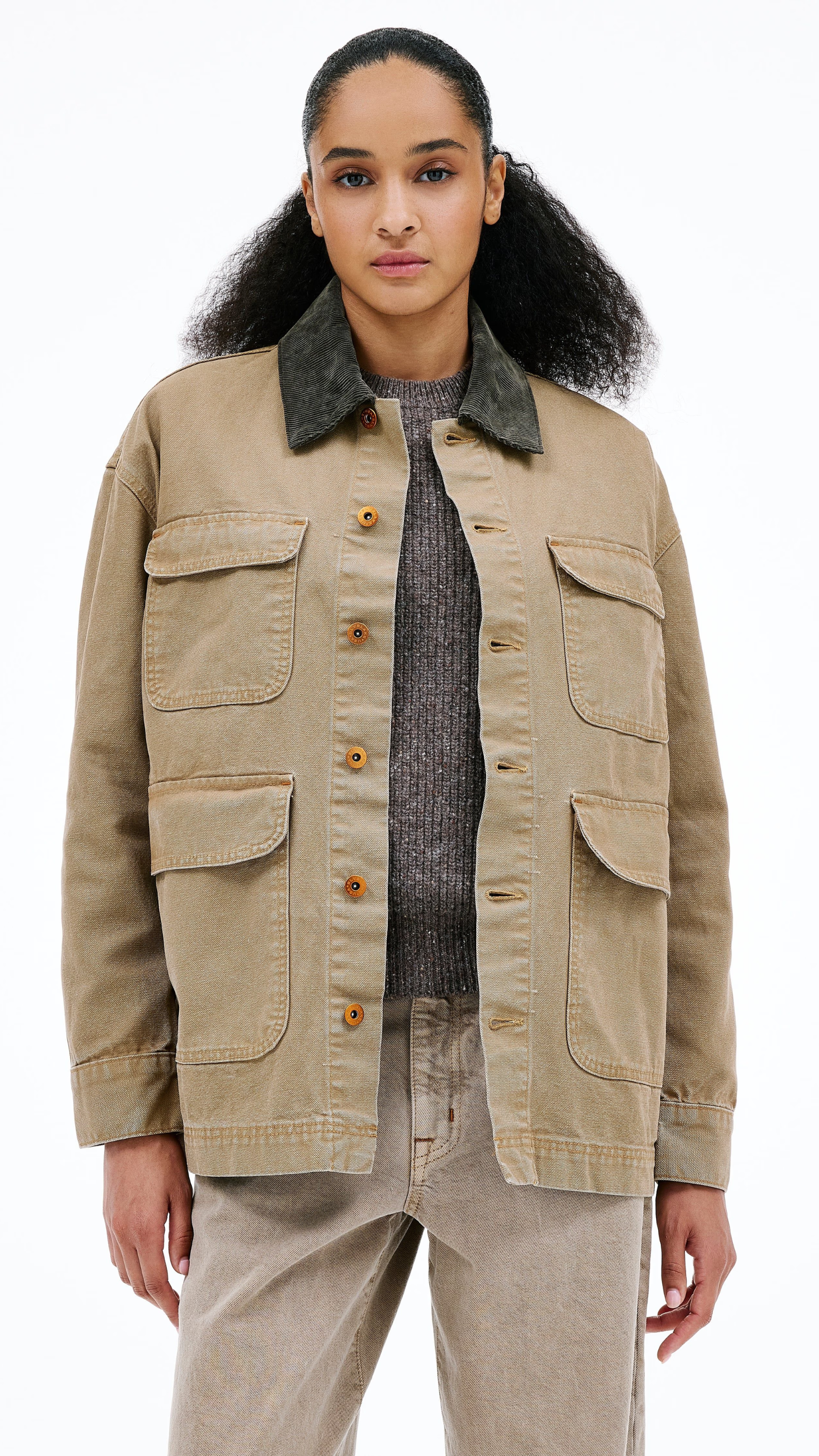 SLVRLAKE Hayden Chore Coat in Sawtooth Canyon