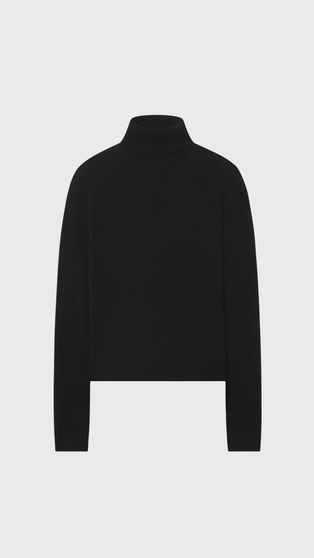 CO Long Sleeve Turtleneck in Black