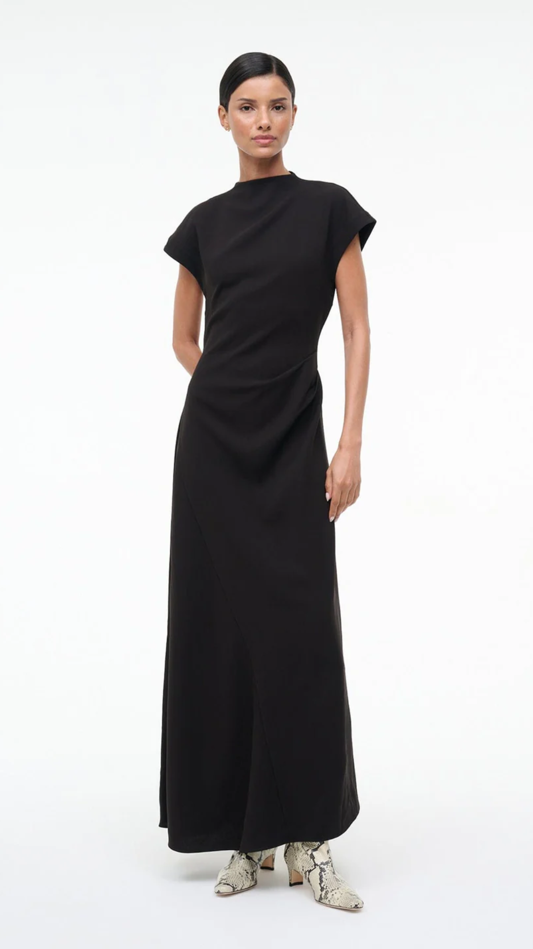Staud Zaya Dress in Black