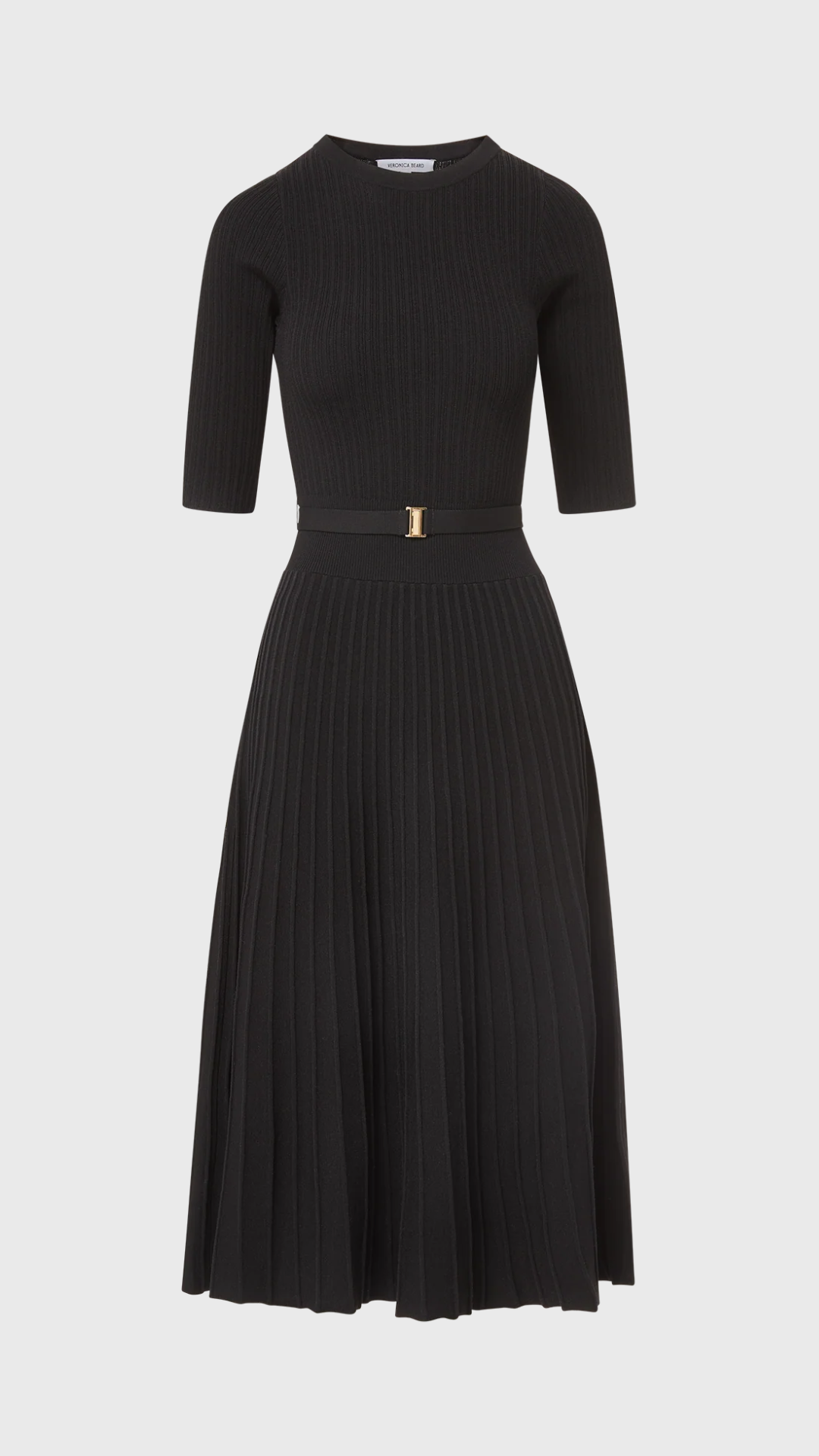 Veronica Beard Elthea Knit Dress in Black