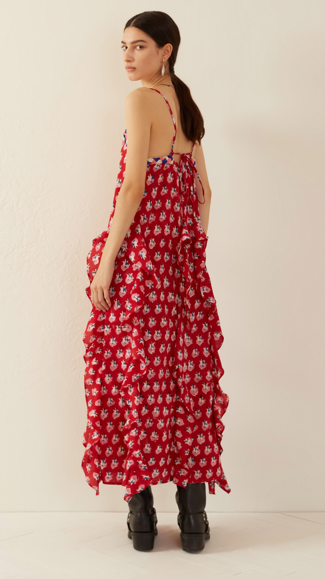 Alix of Bohemia Filipa Flower Ruffle Dress