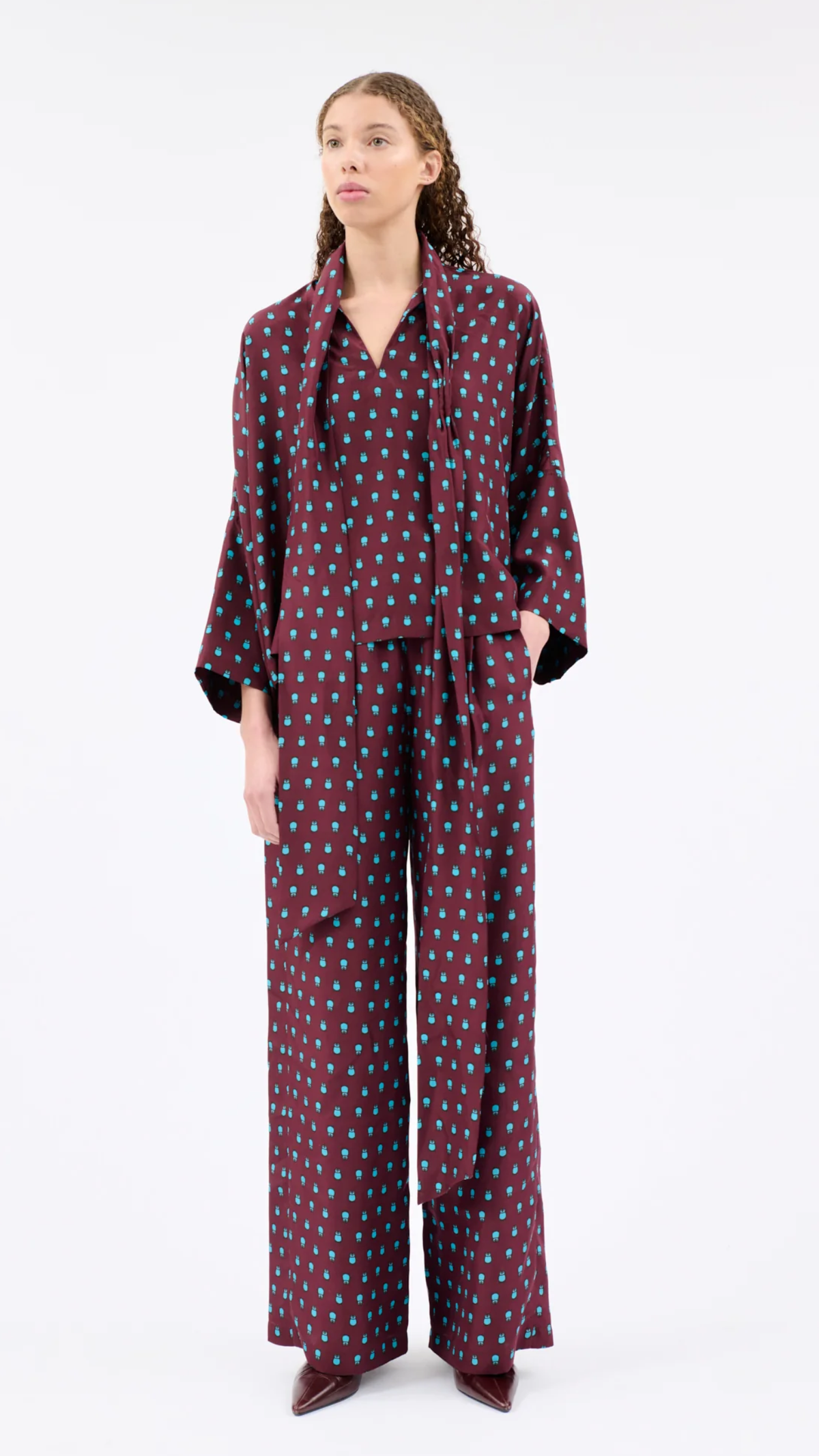 Odeeh Penguin Pants in Deep Purple