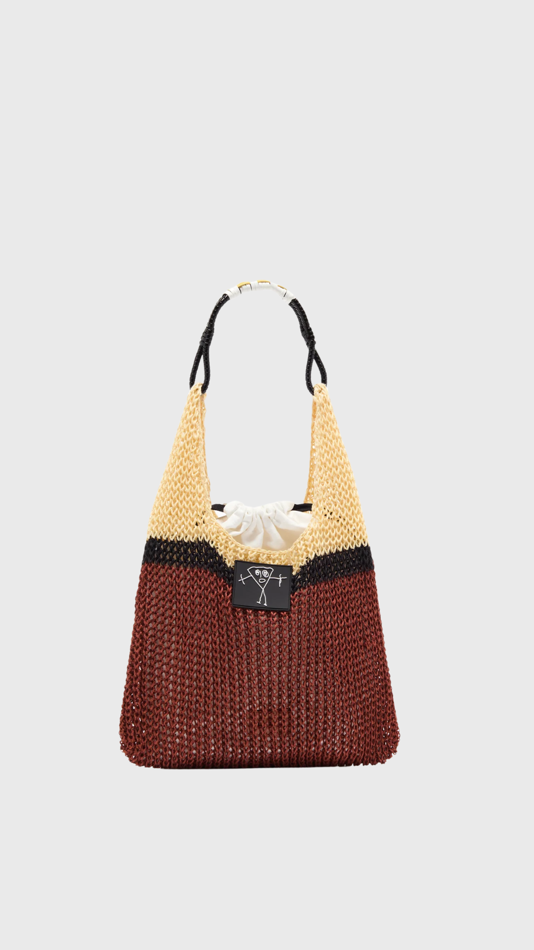 Plan C Crochet Shopper Tote in Boryell