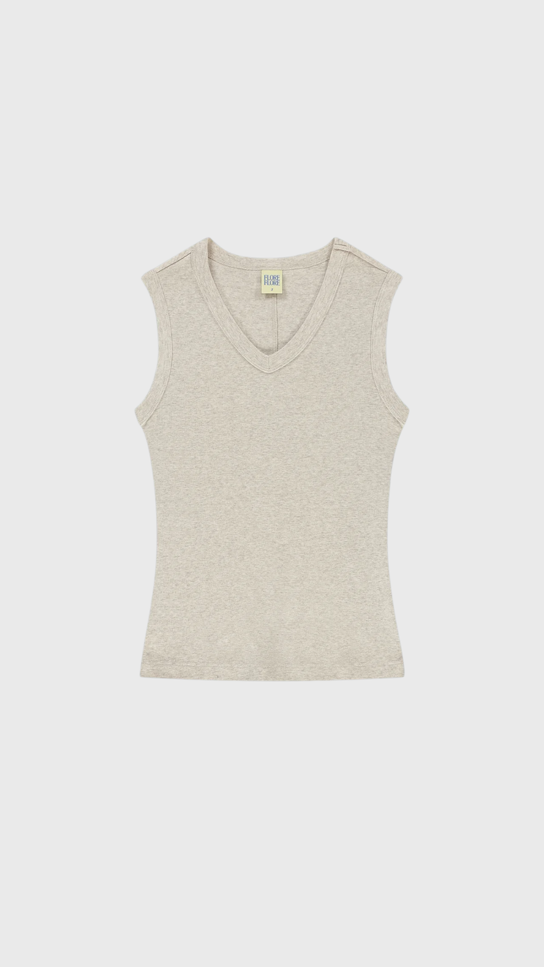 Flore Flore Jill Tank in Heather Grey