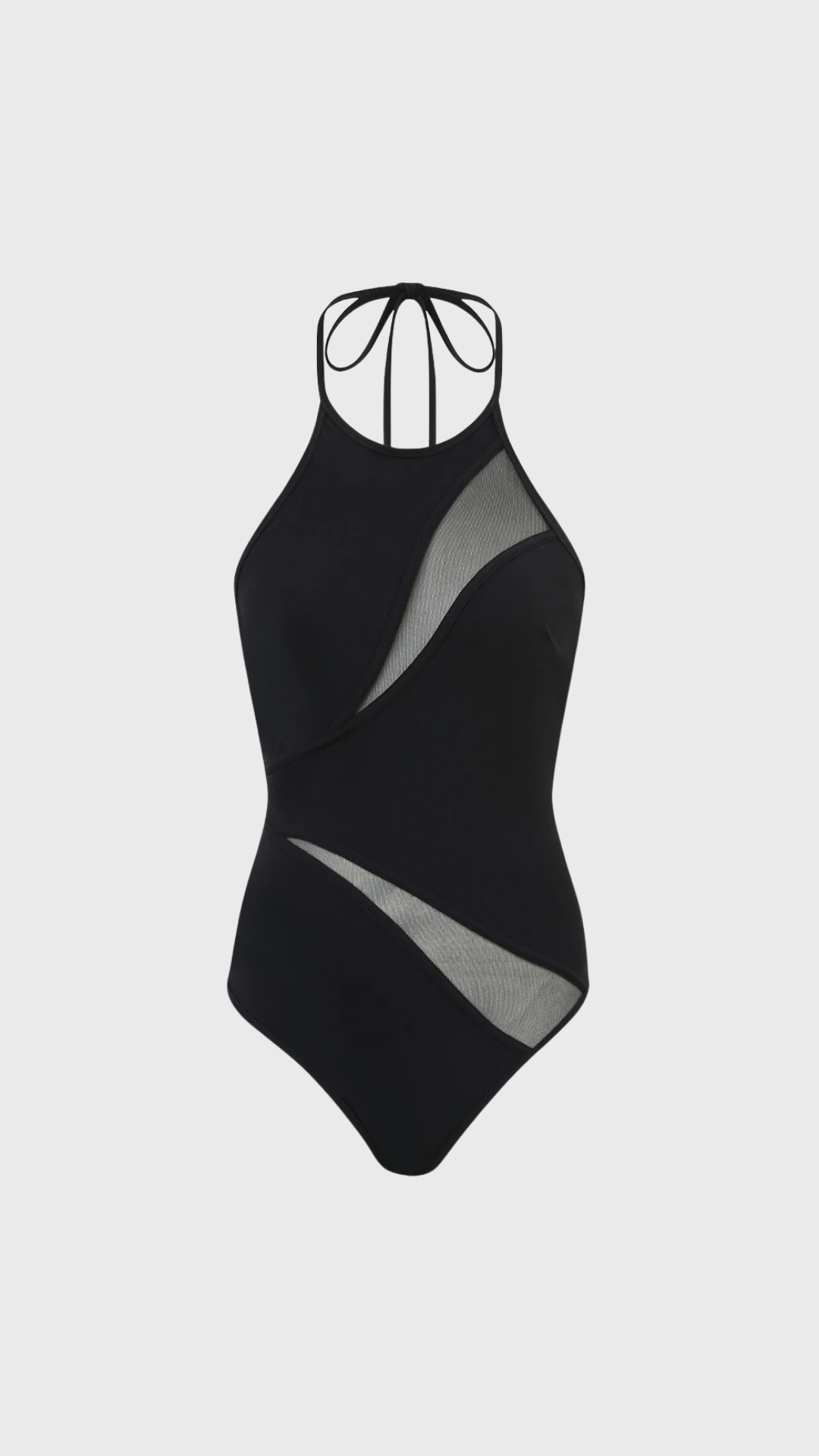 Zimmermann Wanderlust Spiced Mesh One Piece in Black