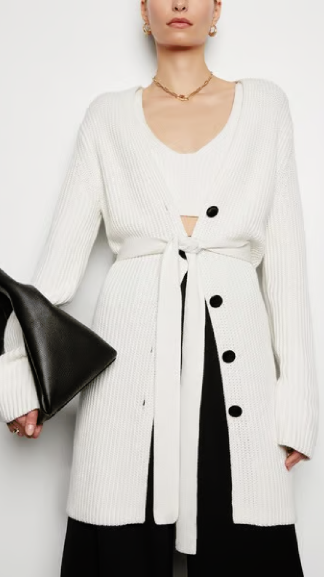 PSWL Ribbed Cotton Cardigan